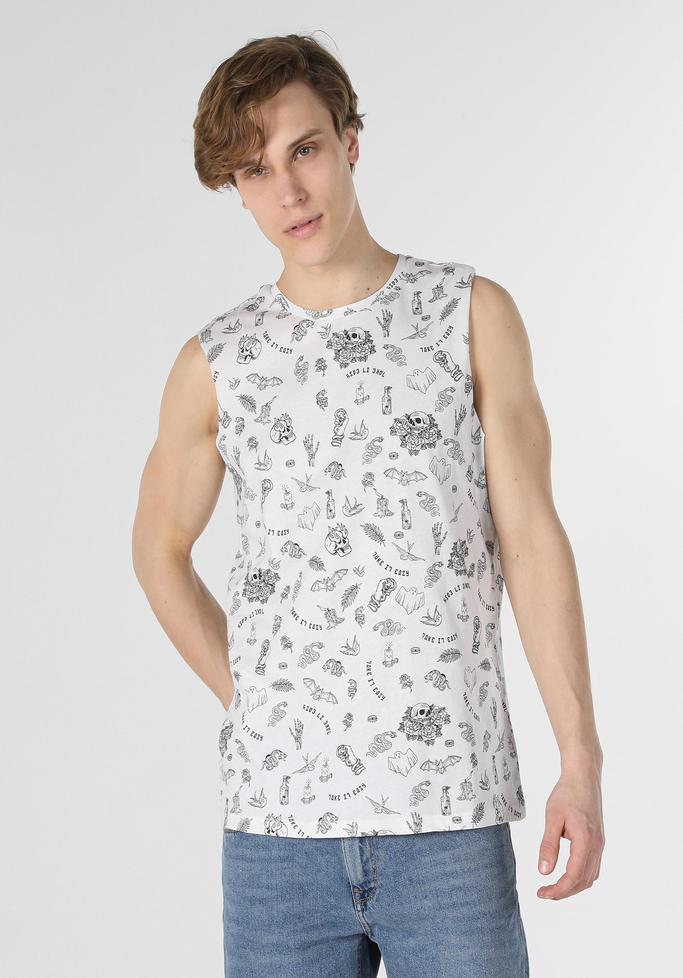 Afficher les détails de Blanc Homme Sportif