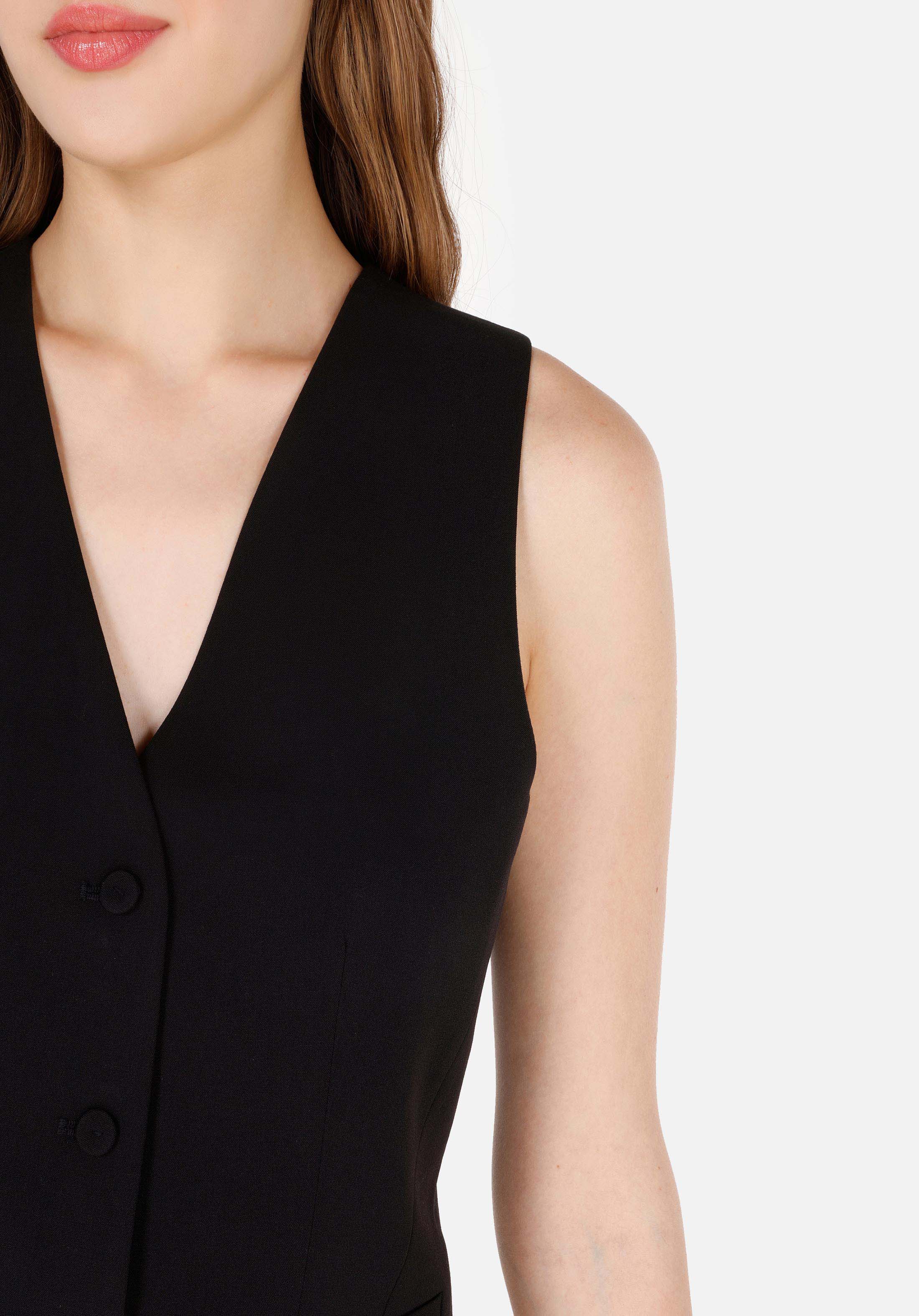 Afficher les détails de Noir Femmes Chemise À Manches Courtes