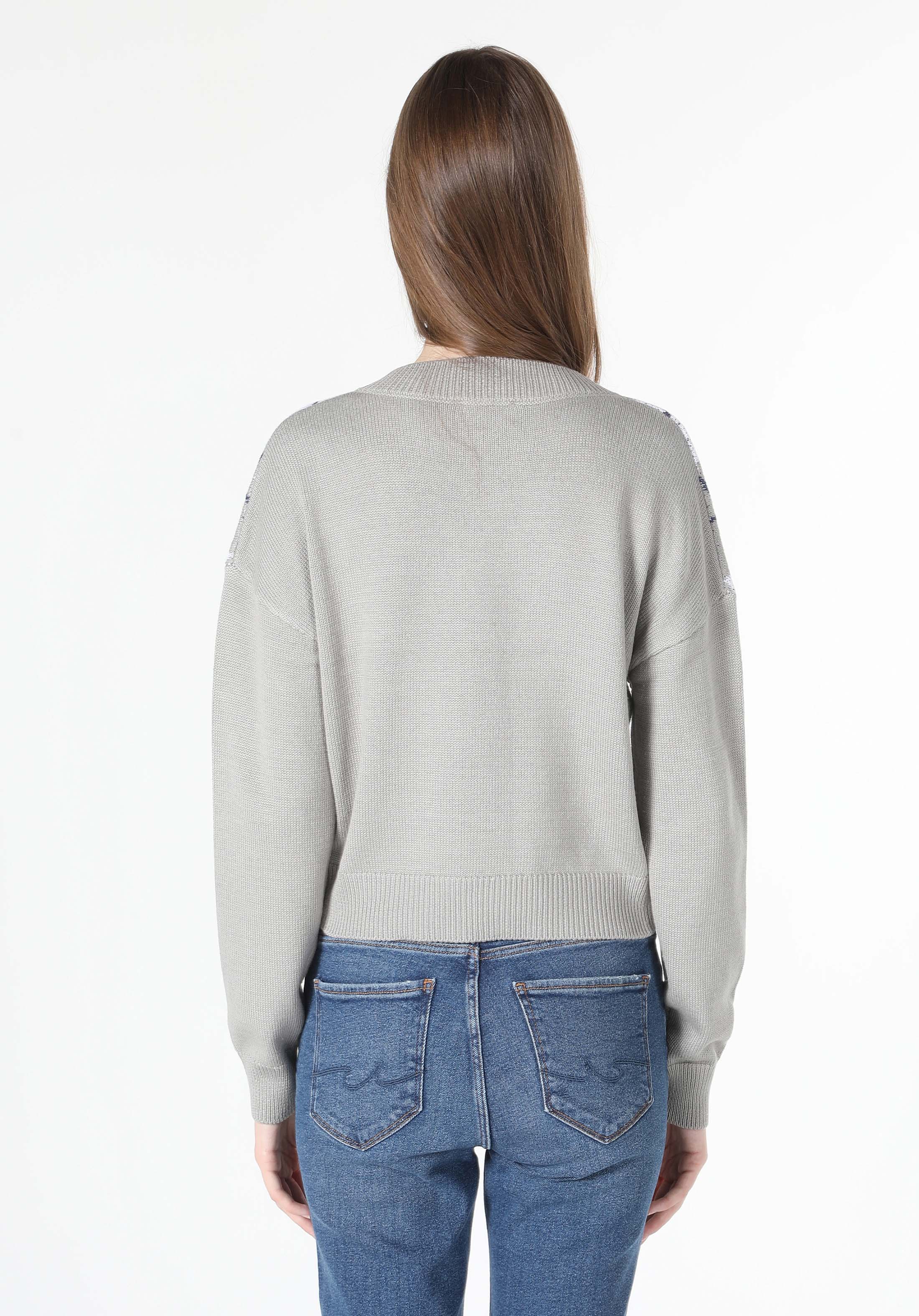 Afficher les détails de Multicolou Femmes Cardigan