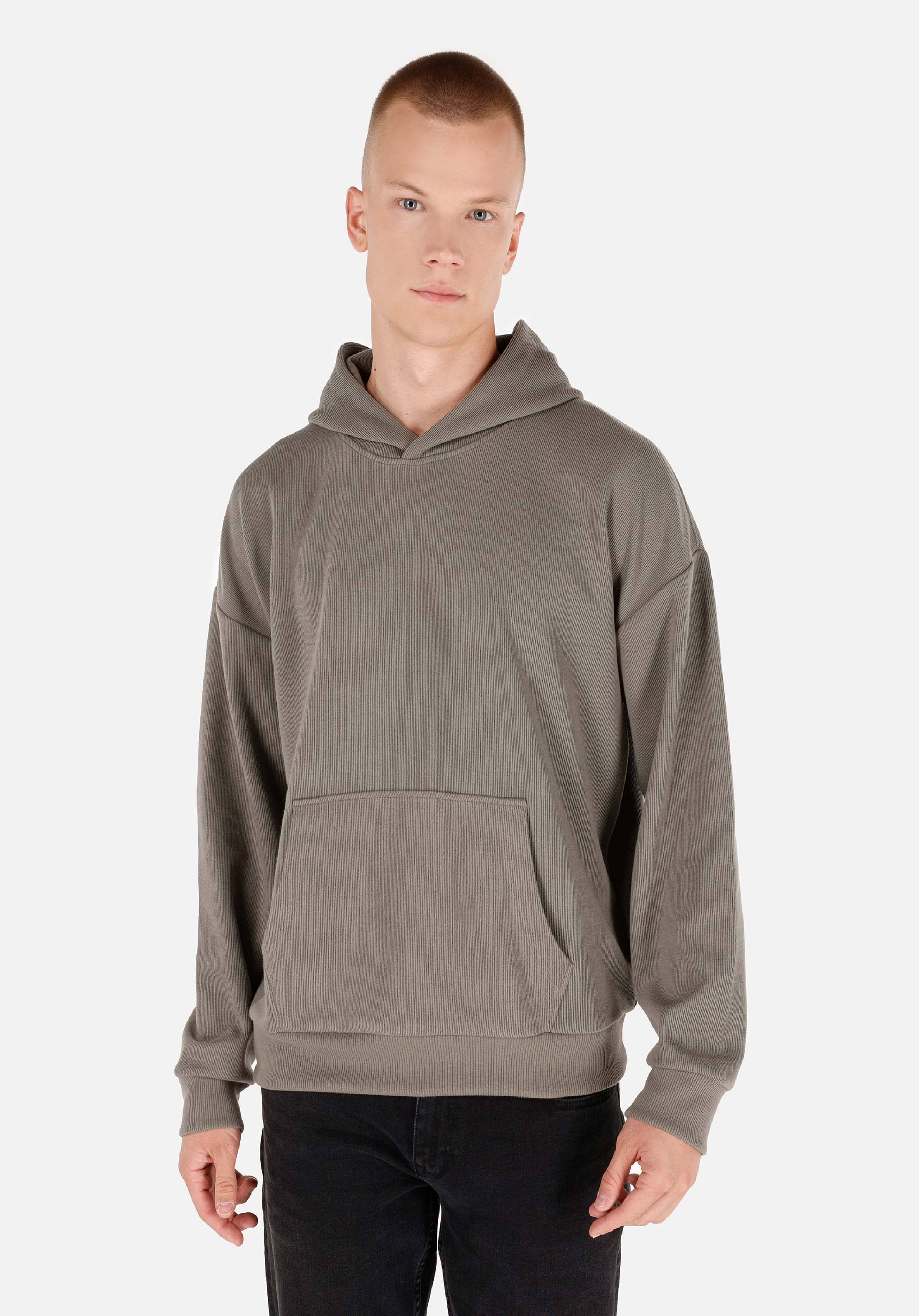 Afficher les détails de Kaki Homme Pull-over