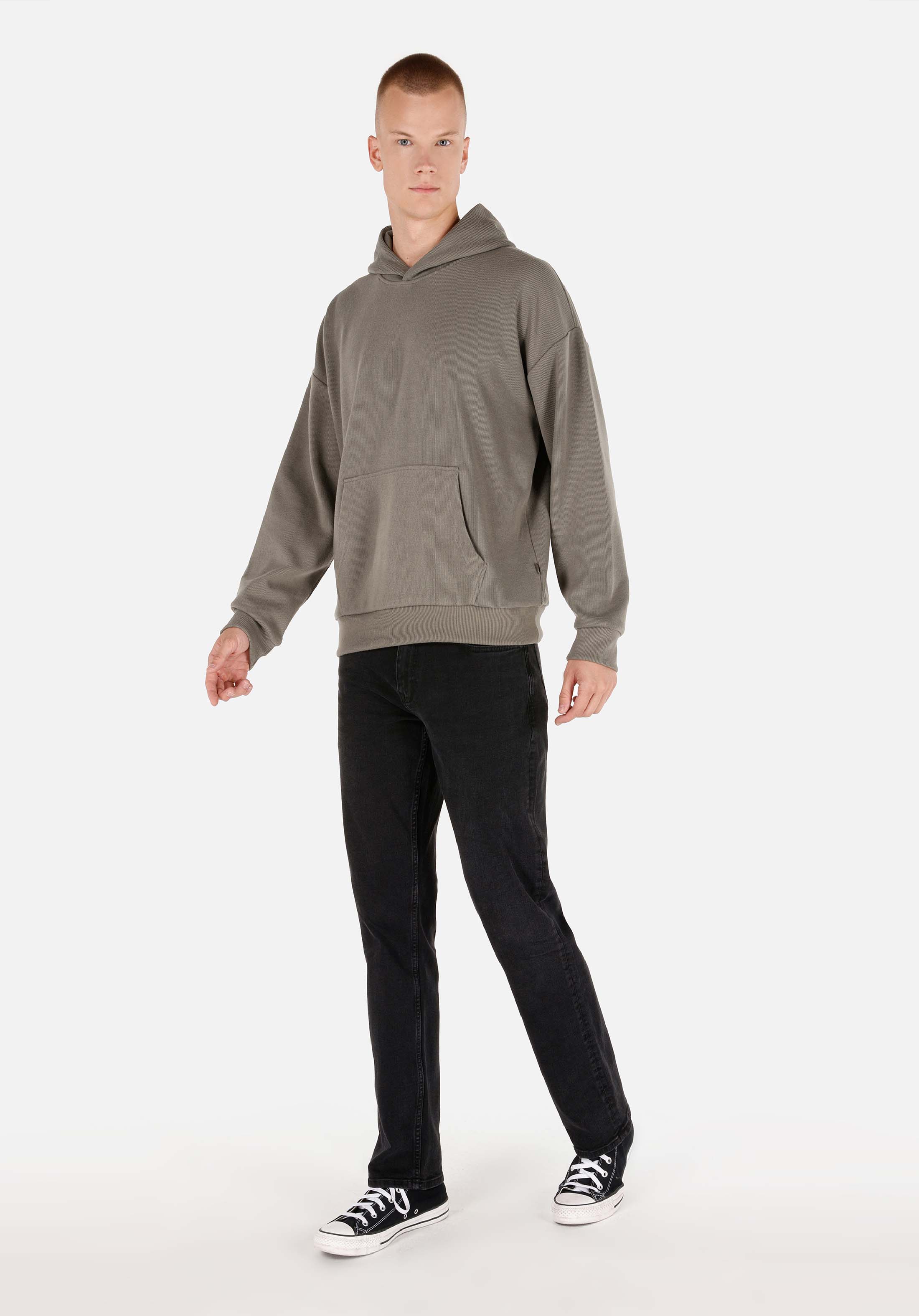 Afficher les détails de Kaki Homme Pull-over