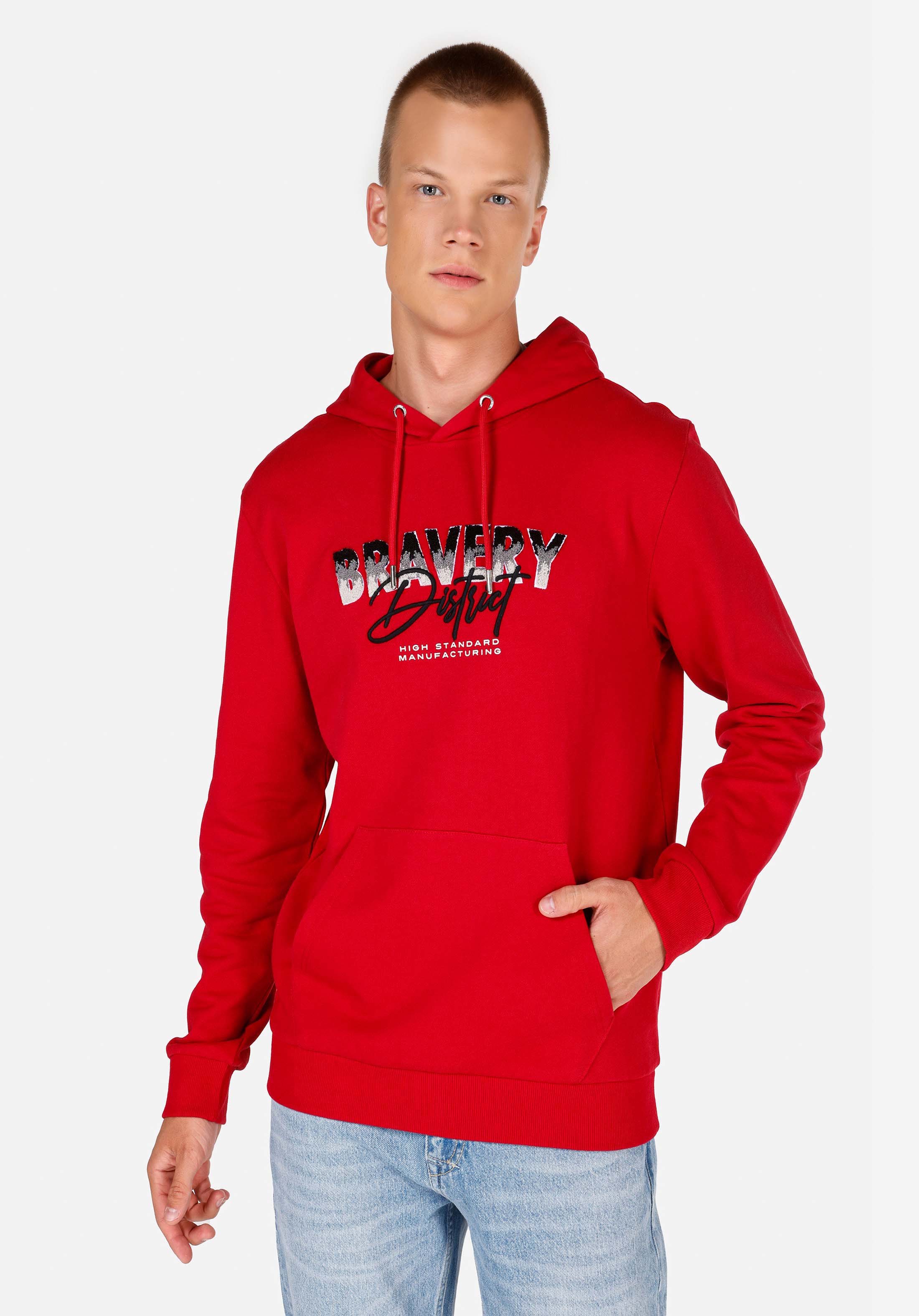 Afficher les détails de Rouge Homme Pull-over
