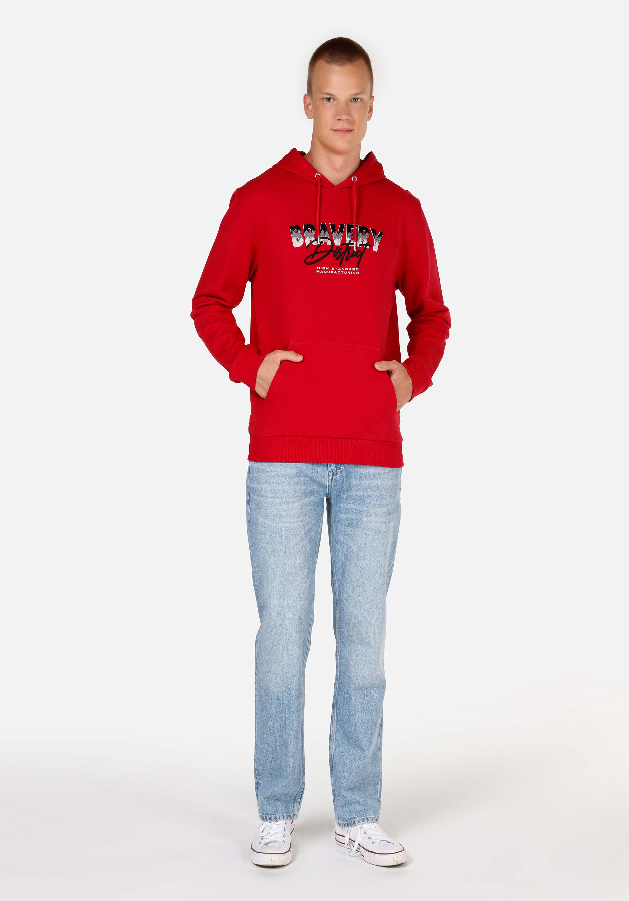 Afficher les détails de Rouge Homme Pull-over