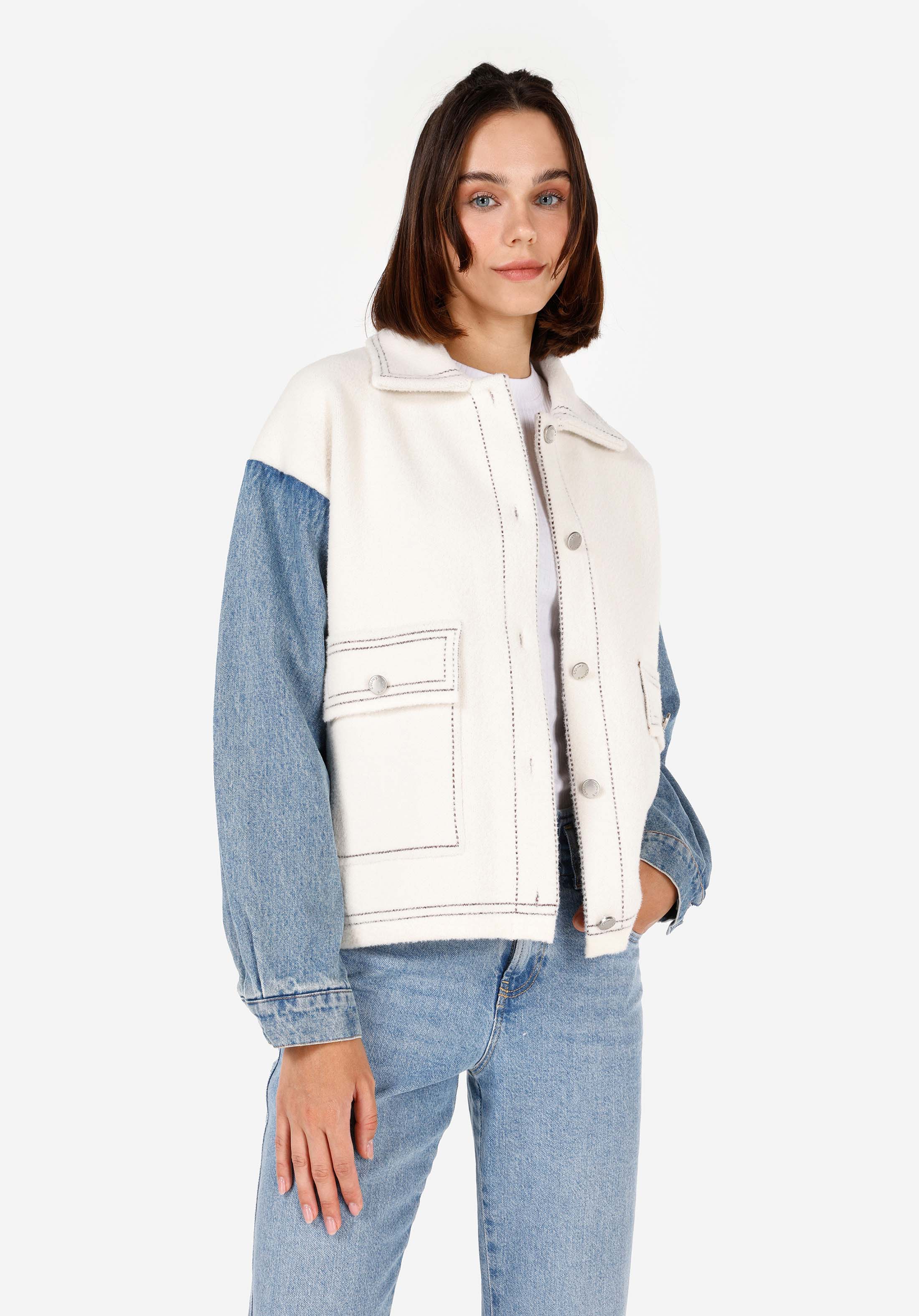 Afficher les détails de Blanc Femmes Cardigan