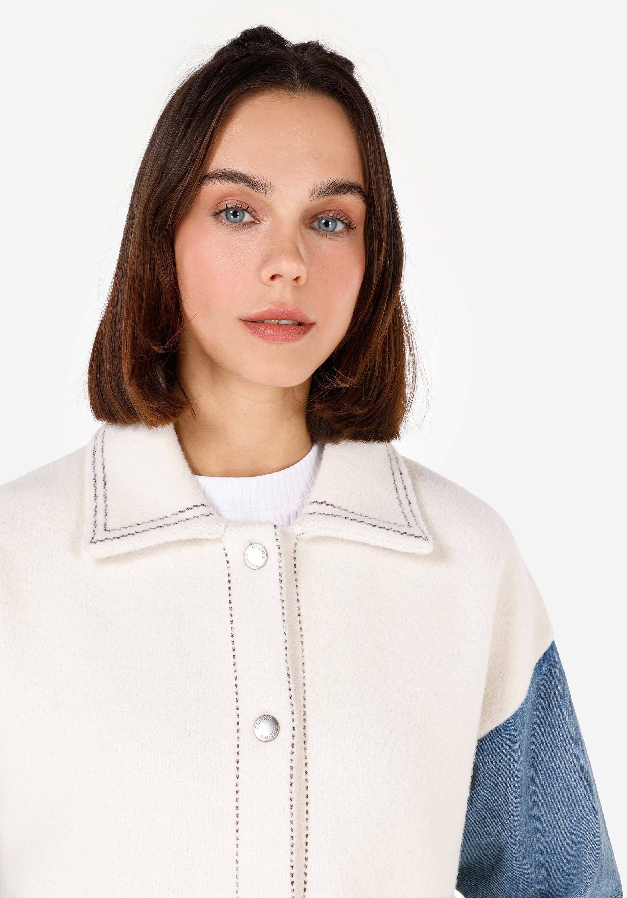 Afficher les détails de Blanc Femmes Cardigan