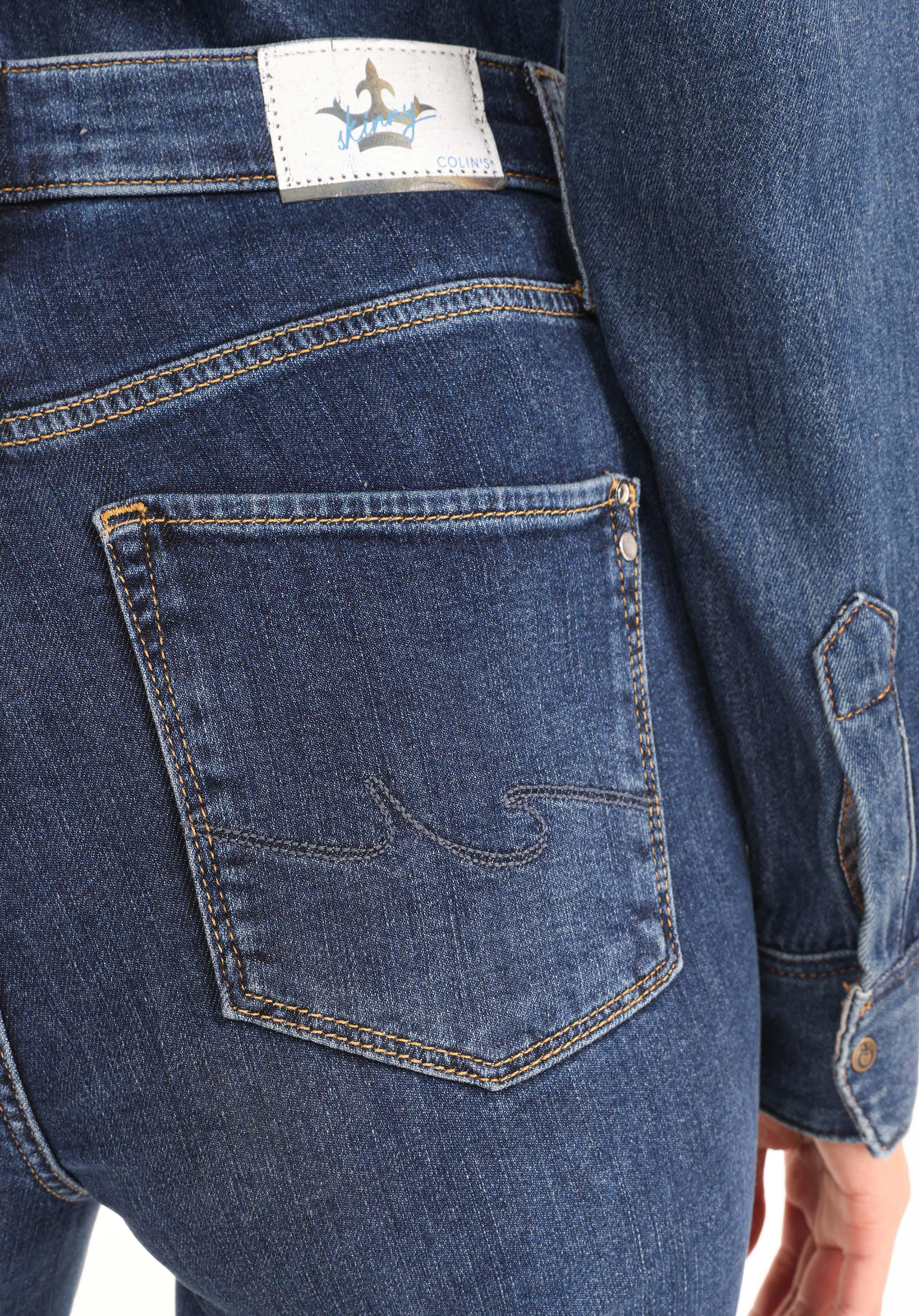 Afficher les détails de 760 Pantalon En Jean Dıana Denım Bleu Coupe Skinny Pour Femme Cl1065324