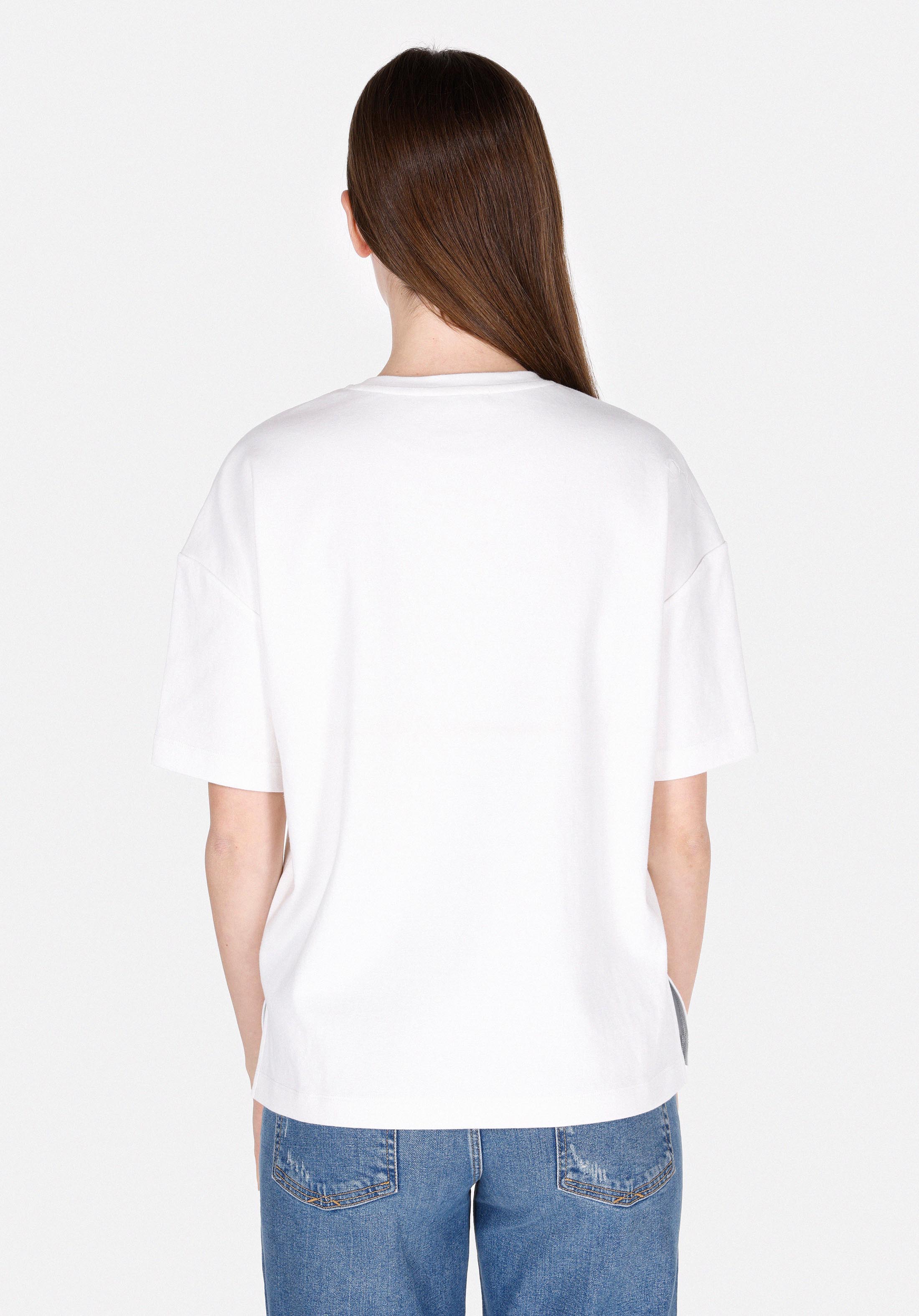 Afficher les détails de Blanc Femmes T-shirt À Manches Courtes
