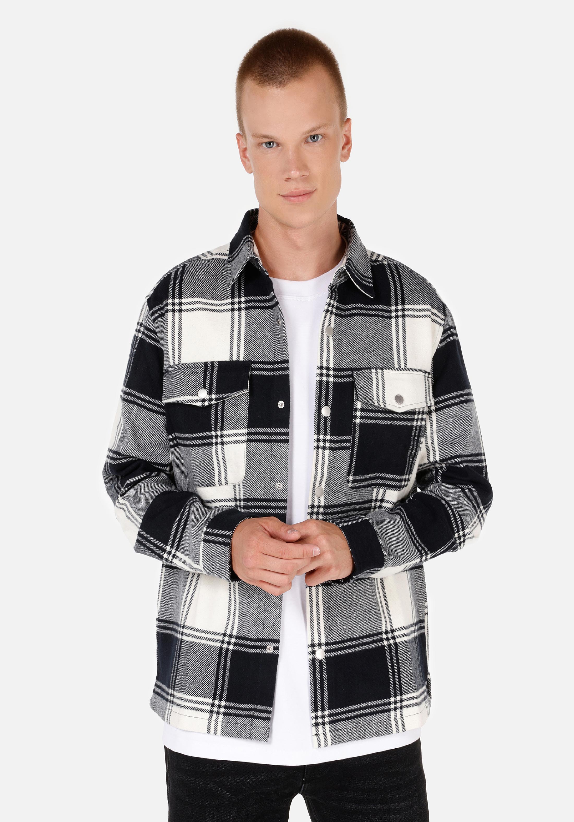 Afficher les détails de Anthracite Homme Chemise À Manches Longues
