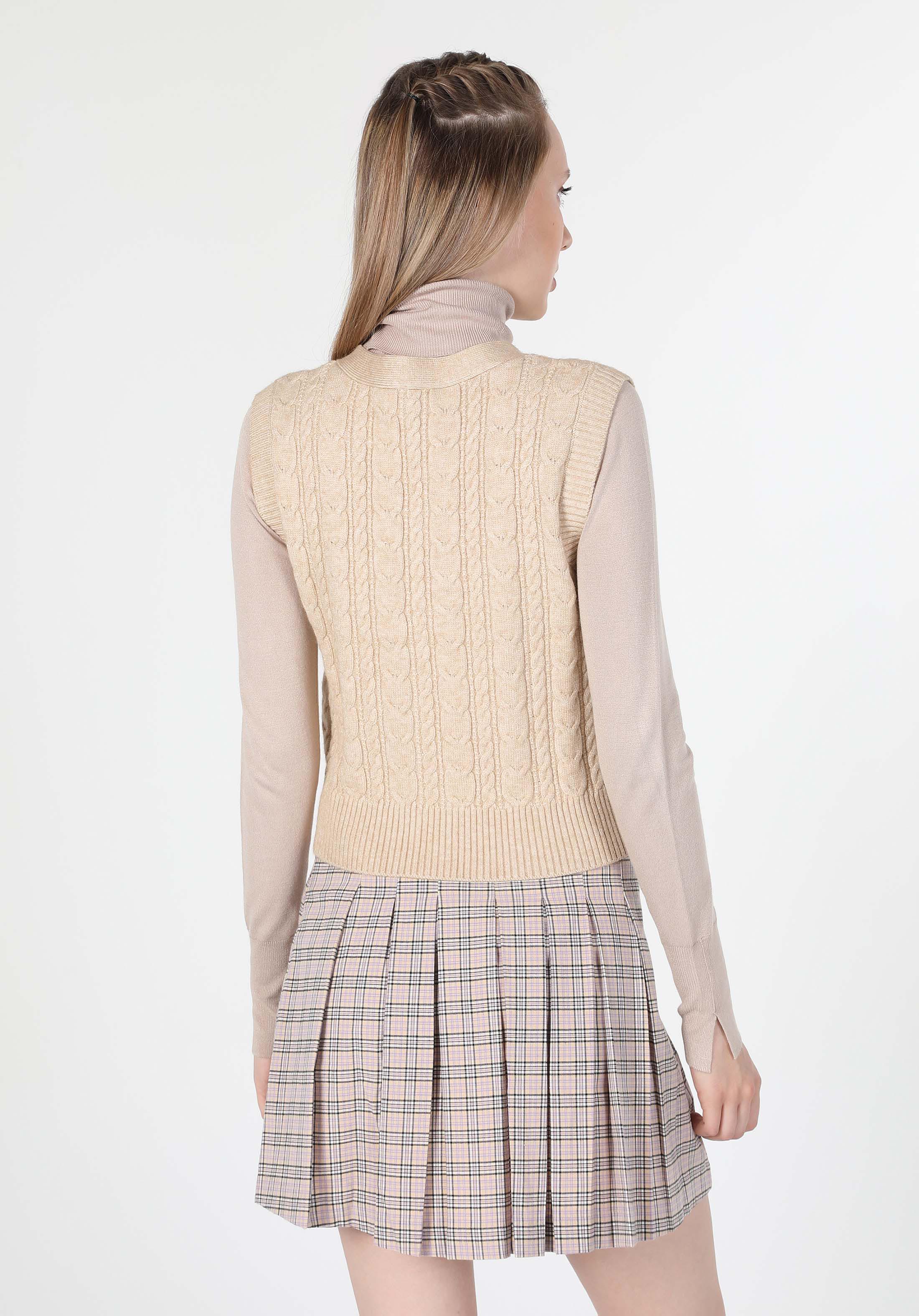 Afficher les détails de Beige Femmes Cardigan
