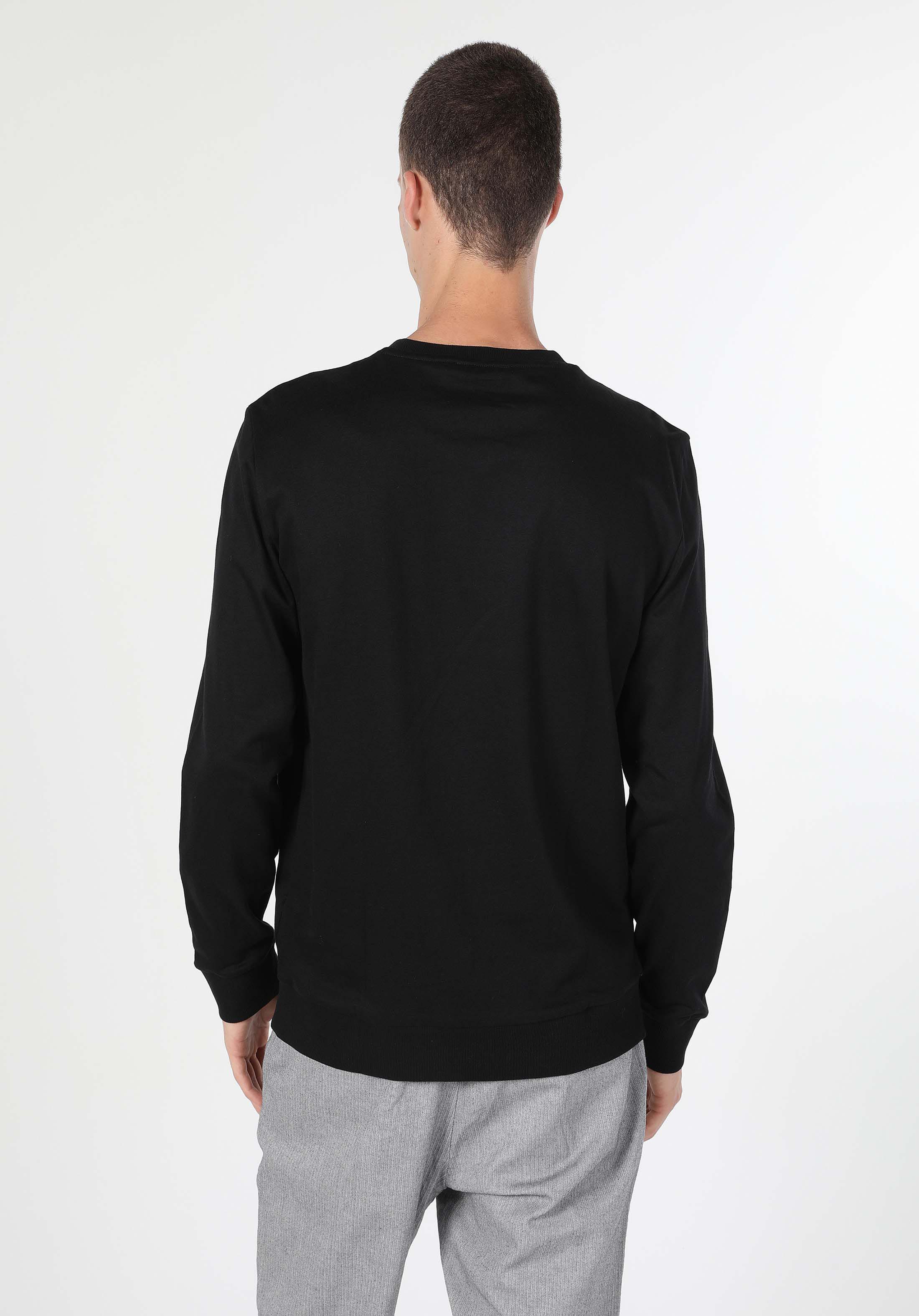 Afficher les détails de Sweatshirt Noır Regular Fit Pour Homme Cl1060122