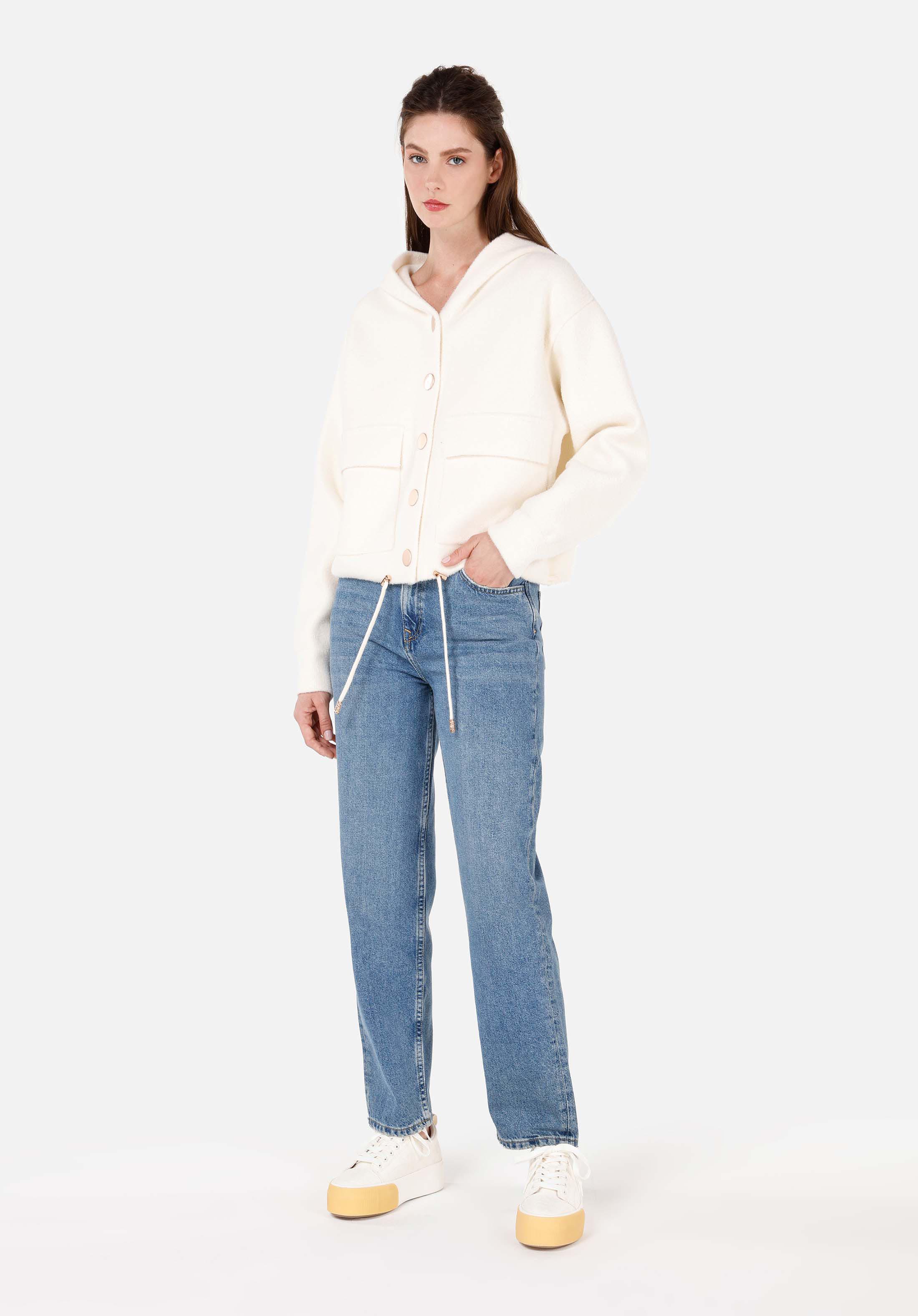 Afficher les détails de Blanc Femmes Cardigan