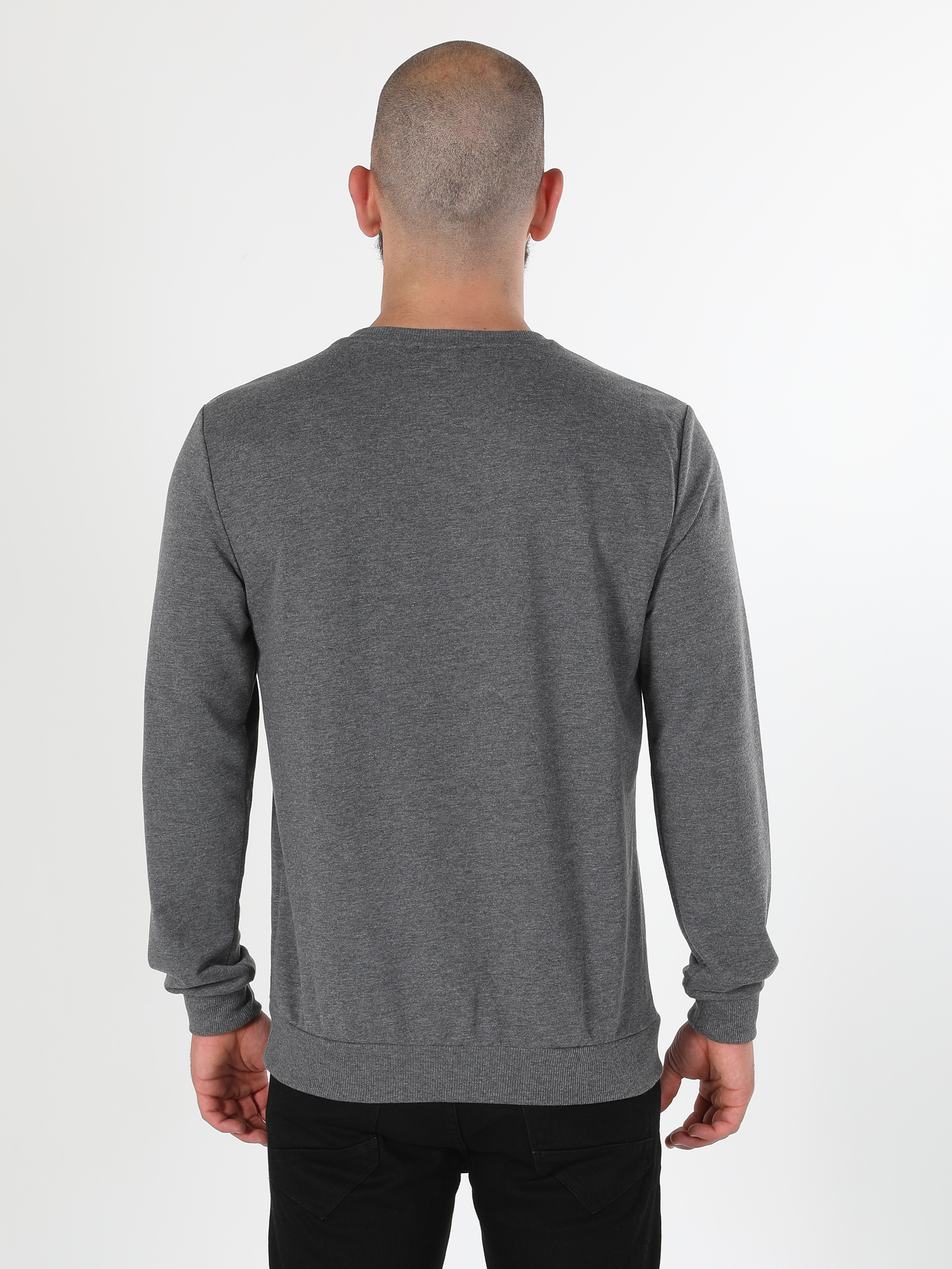 Afficher les détails de Sweatshirt Anthracıte Regular Fit Pour Homme Cl1060121