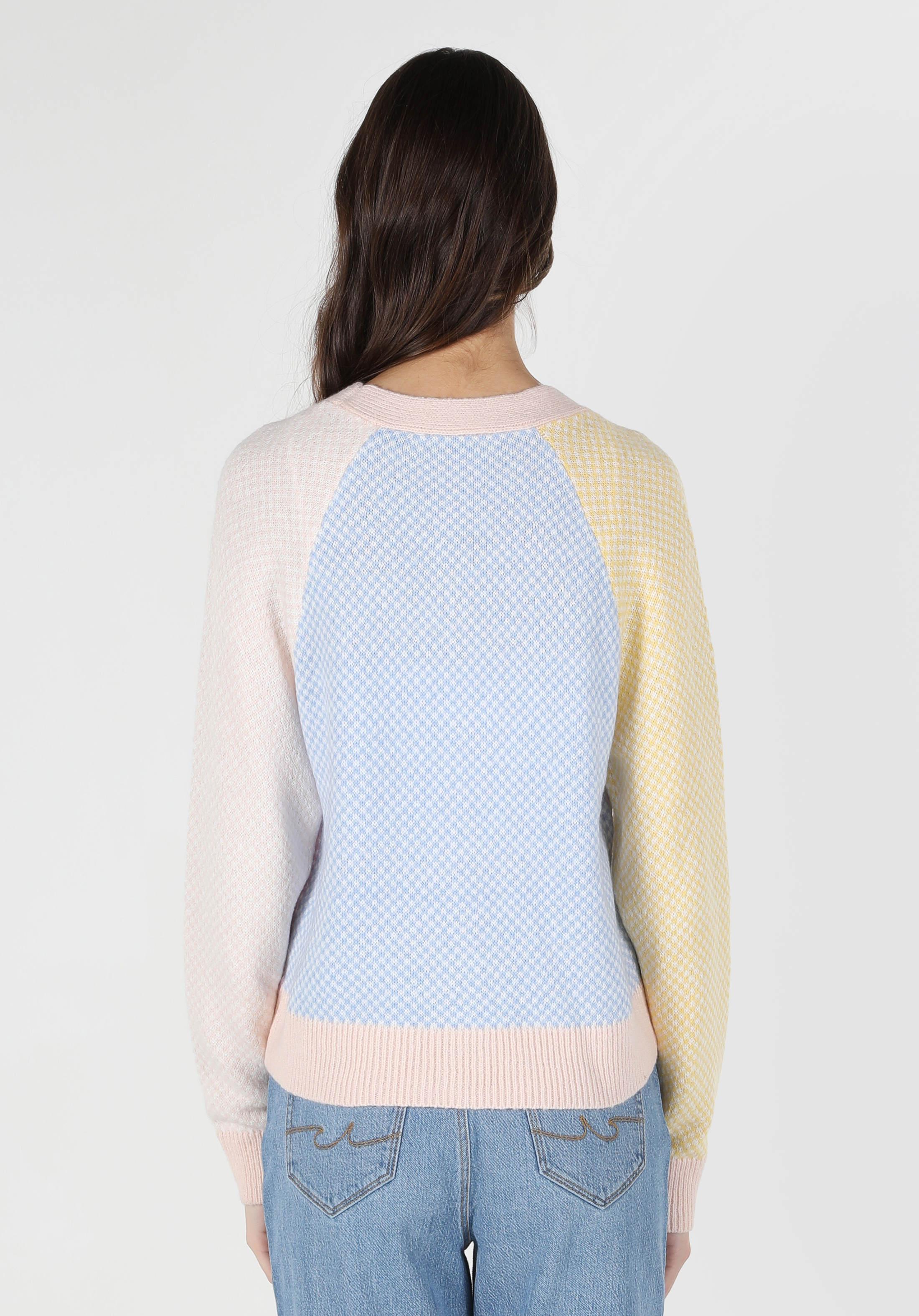 Afficher les détails de Multicolou Femmes Cardigan