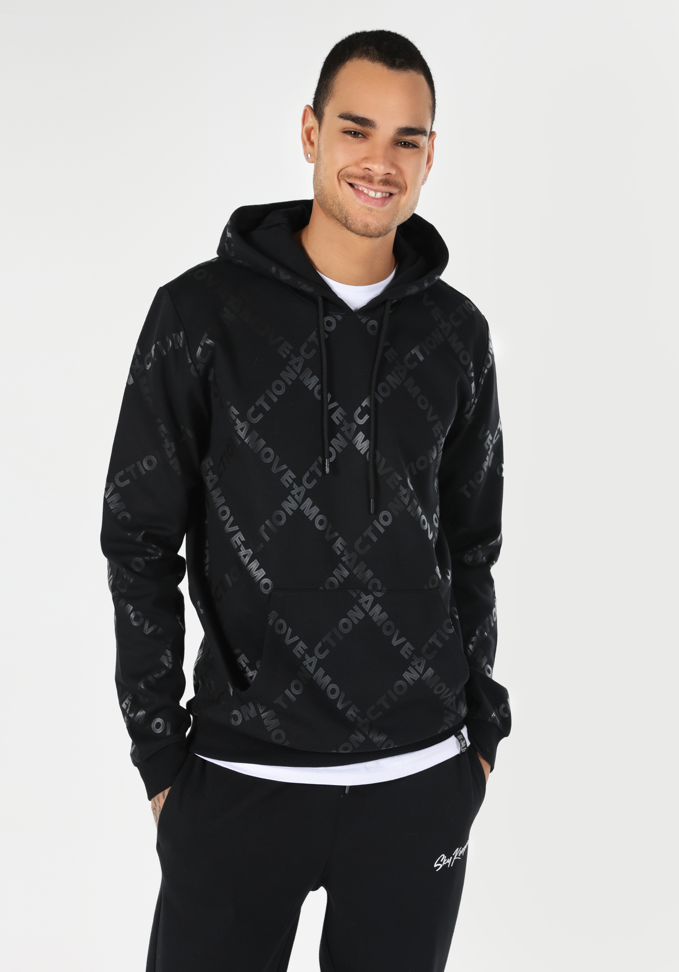 Afficher les détails de Noir Homme Pull-over