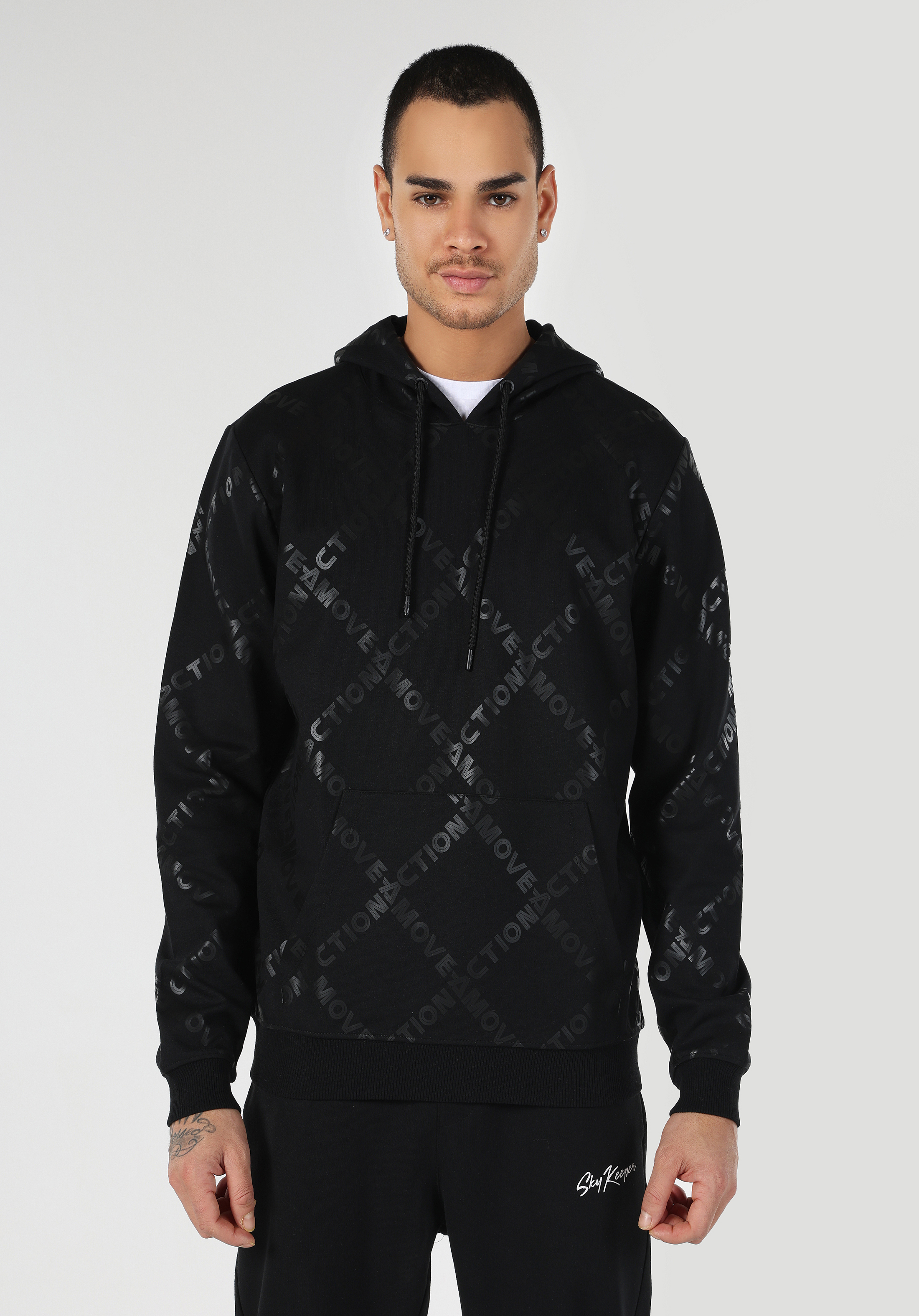 Afficher les détails de Noir Homme Pull-over