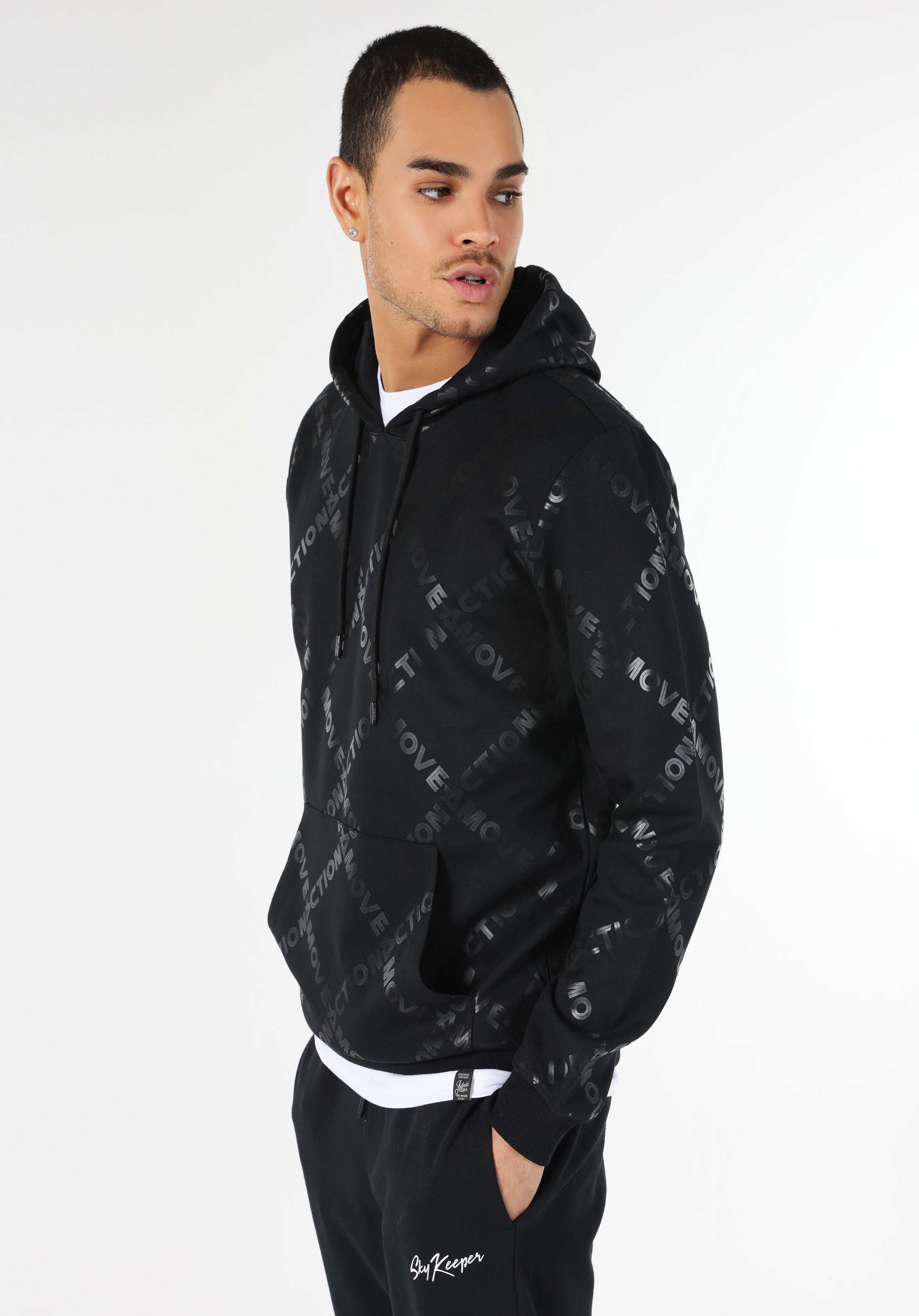 Afficher les détails de Noir Homme Pull-over