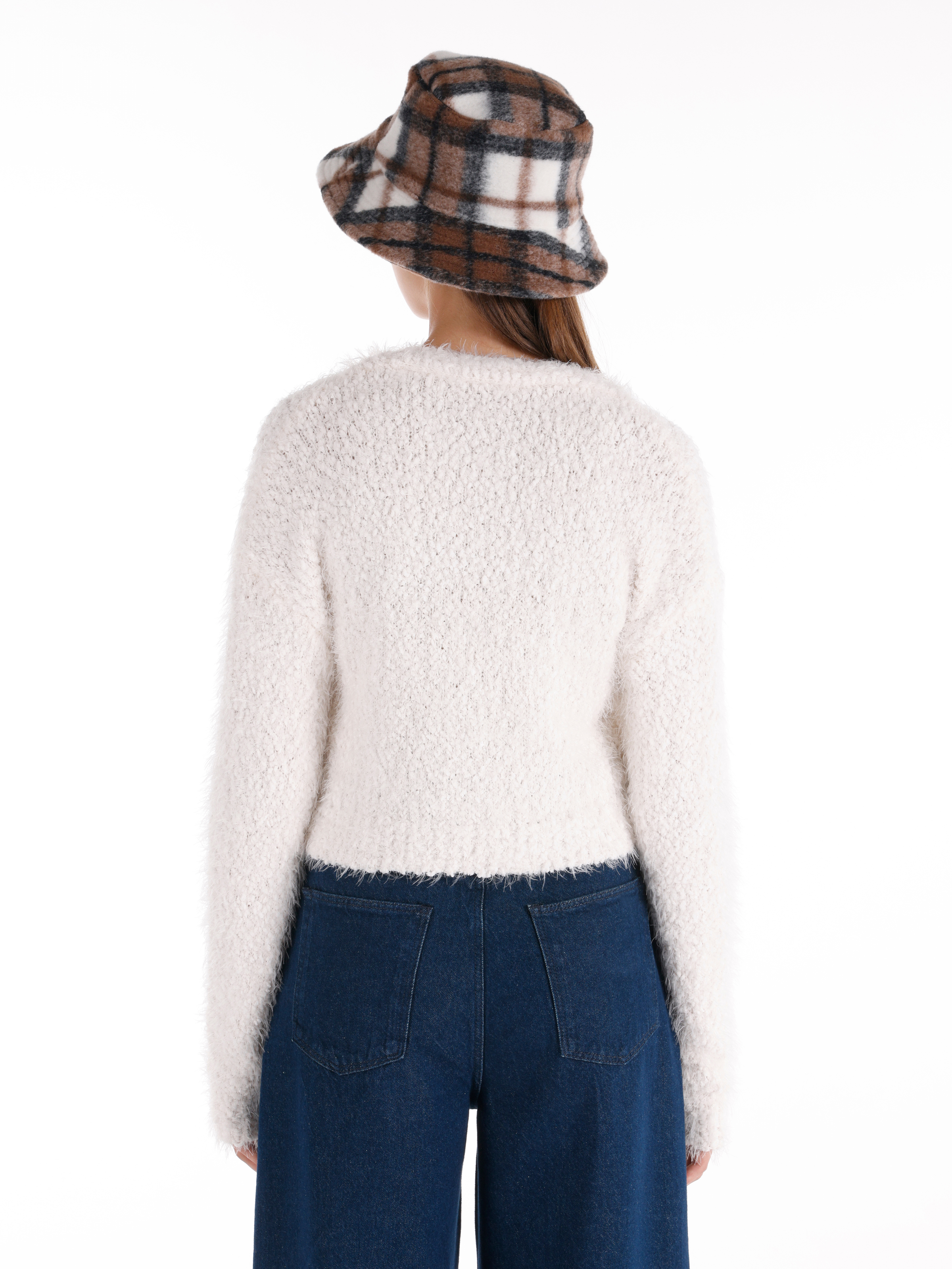 Afficher les détails de Blanc Femmes Cardigan