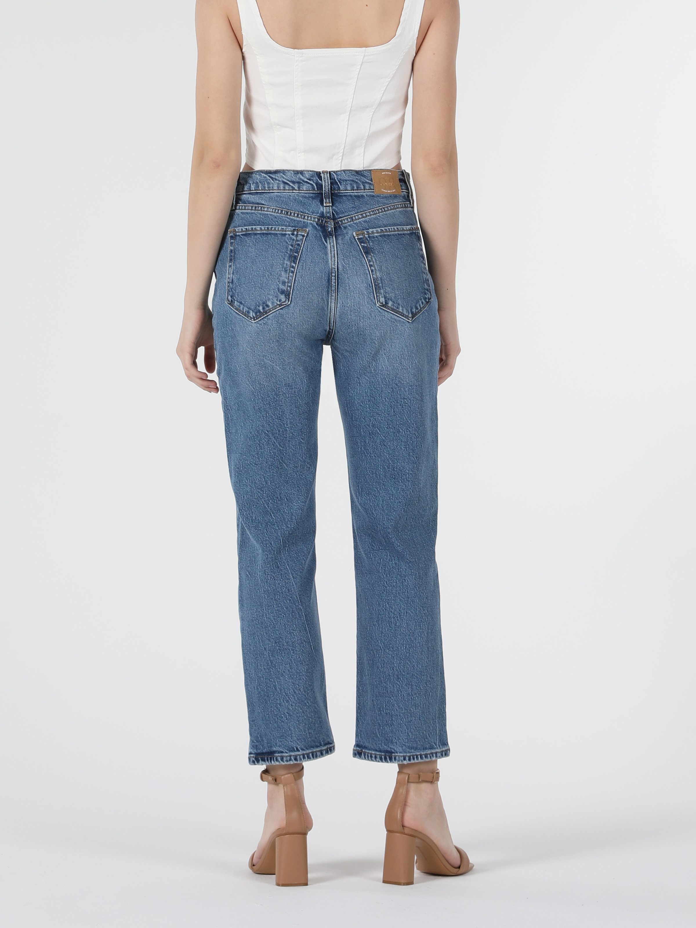 Afficher les détails de Bleu Clair Femmes Pantalons