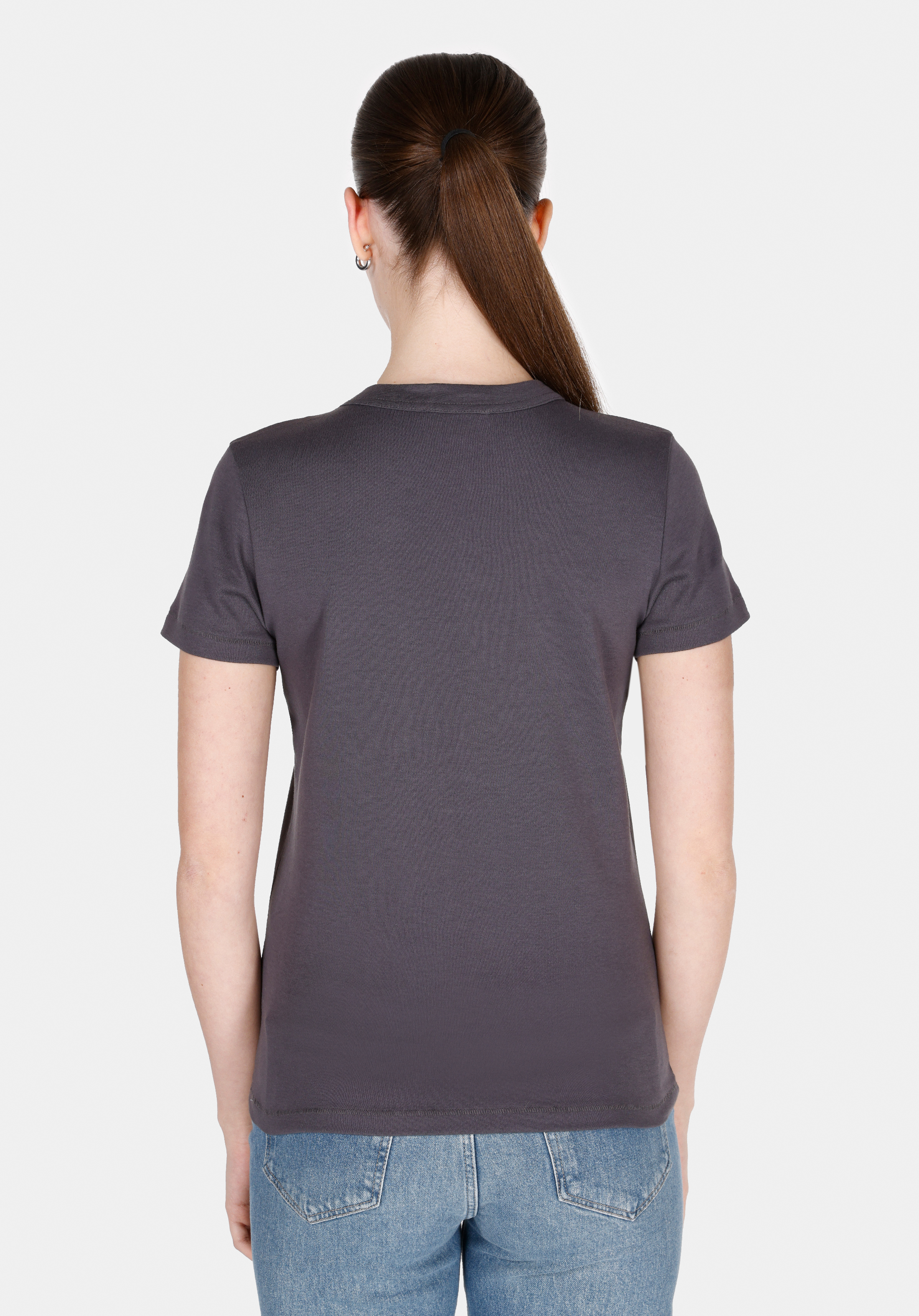 Afficher les détails de Anthracite Femmes T-shirt À Manches Courtes