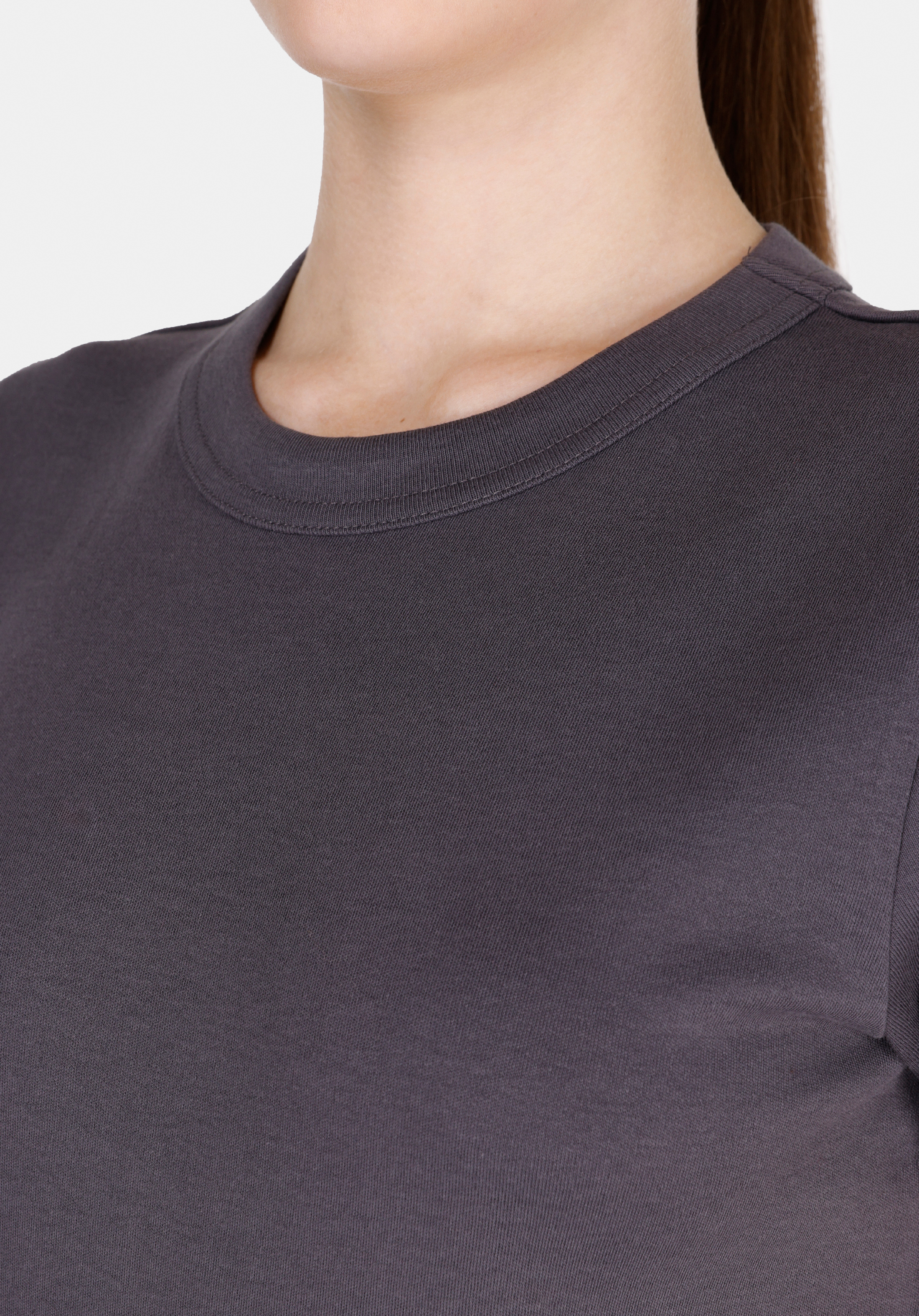 Afficher les détails de Anthracite Femmes T-shirt À Manches Courtes