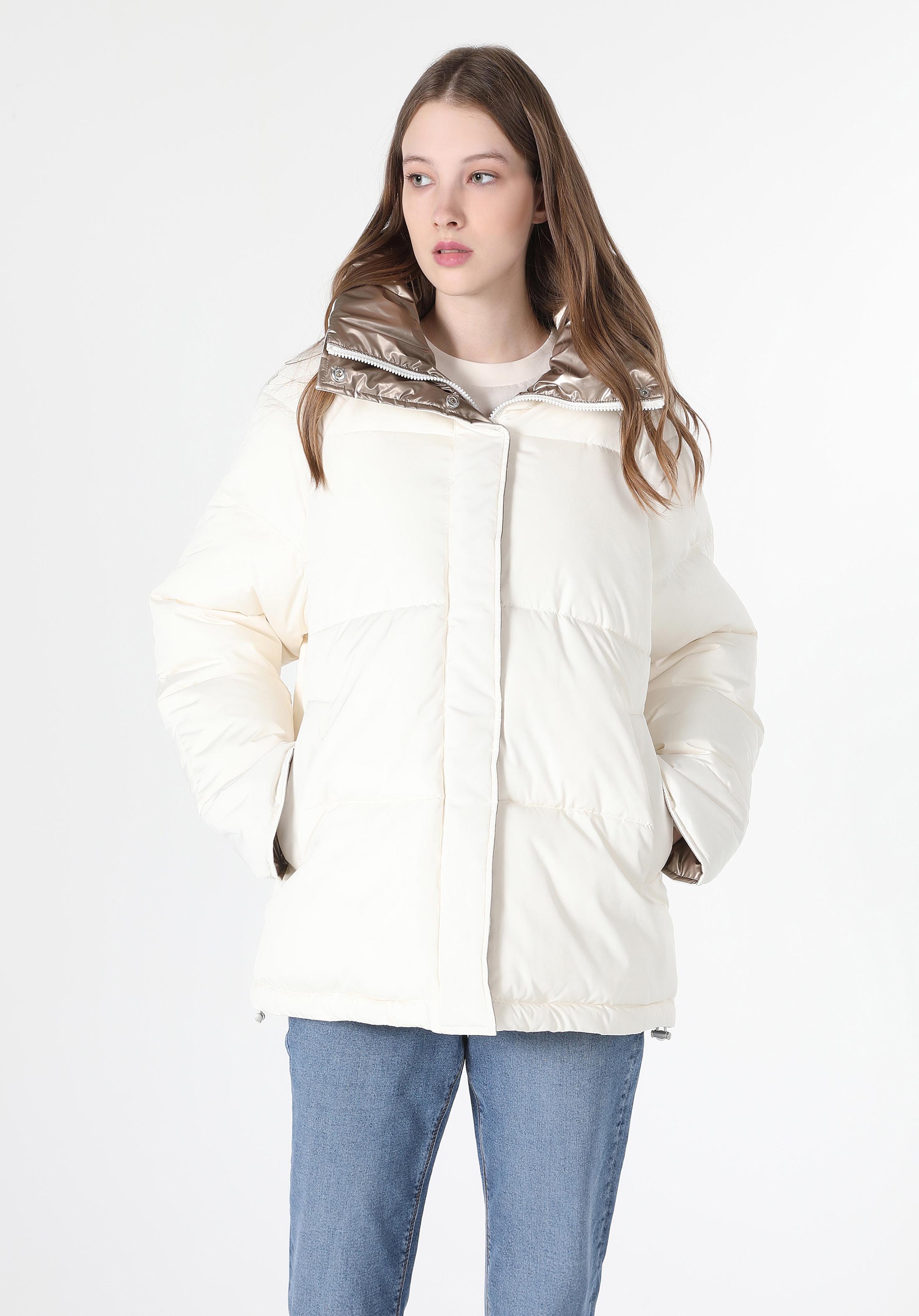 Afficher les détails de Blanc Femmes Vestes