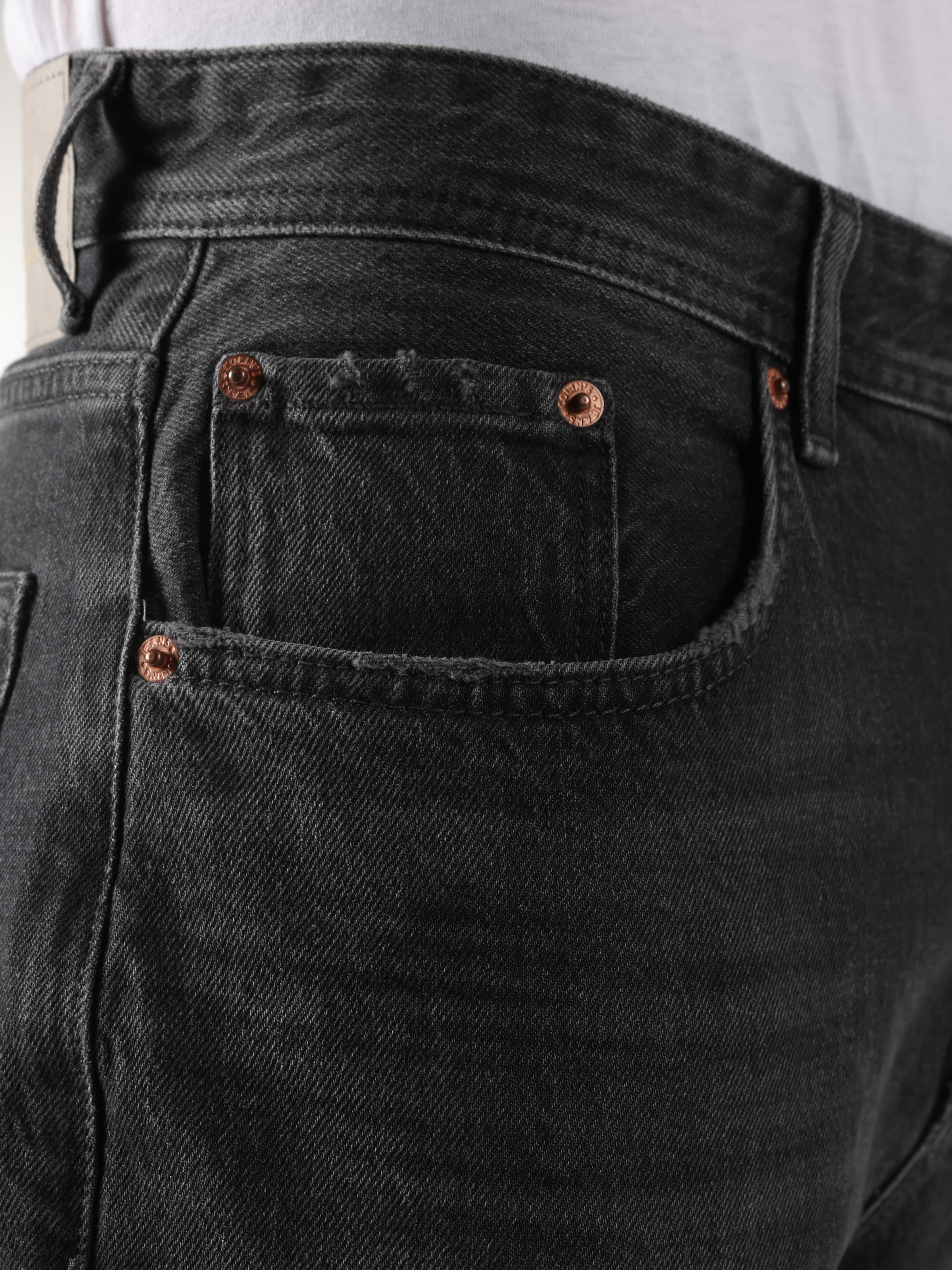 Afficher les détails de 039 Lucas Slim Fit Taille Basse Jambe Étroite Pantalon En Jean Bleu Pour Hommes
