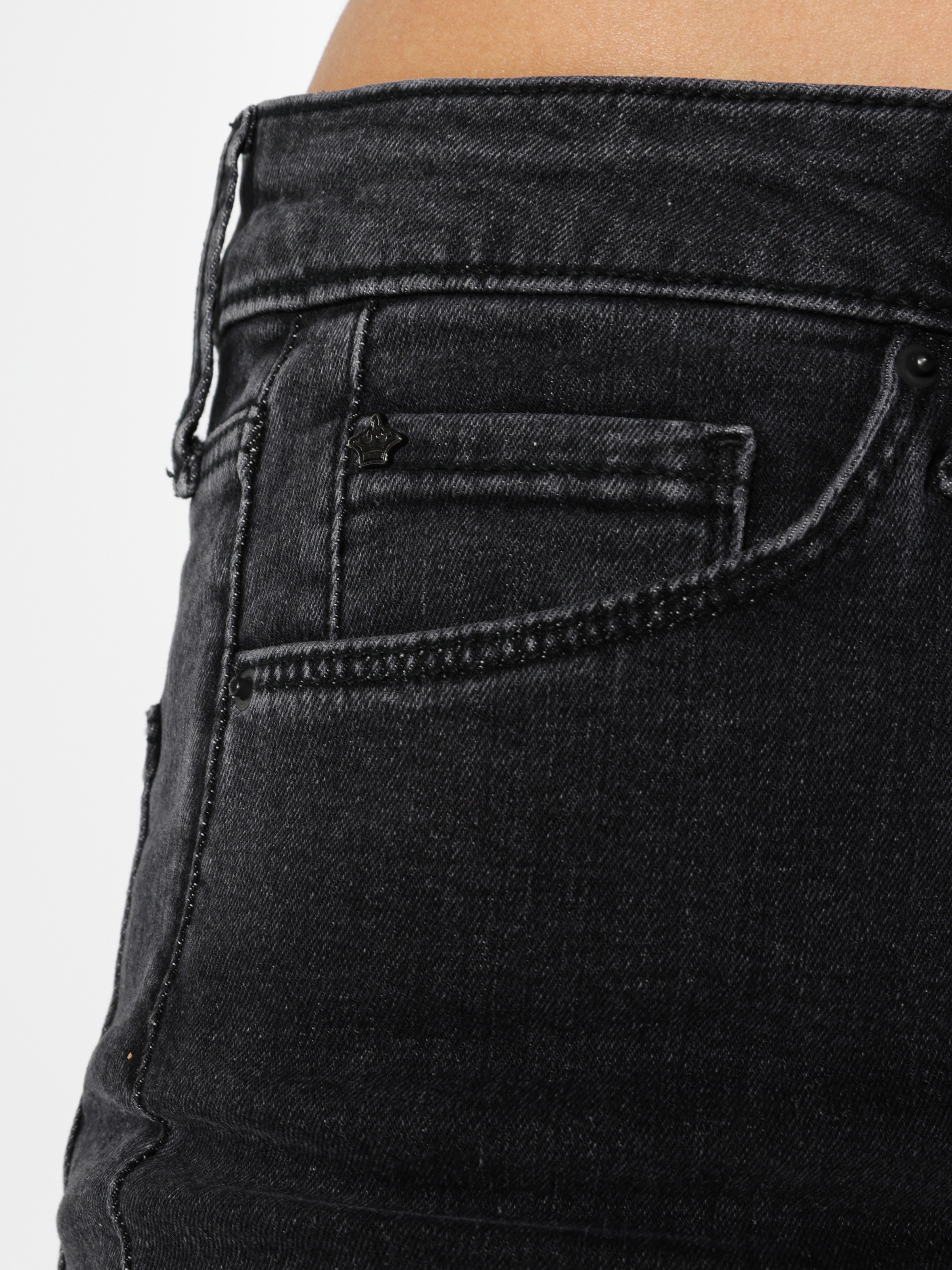 Afficher les détails de 791 Monica Regular Fit Taille Normale Pantalon En Jean Gris Pour Femme