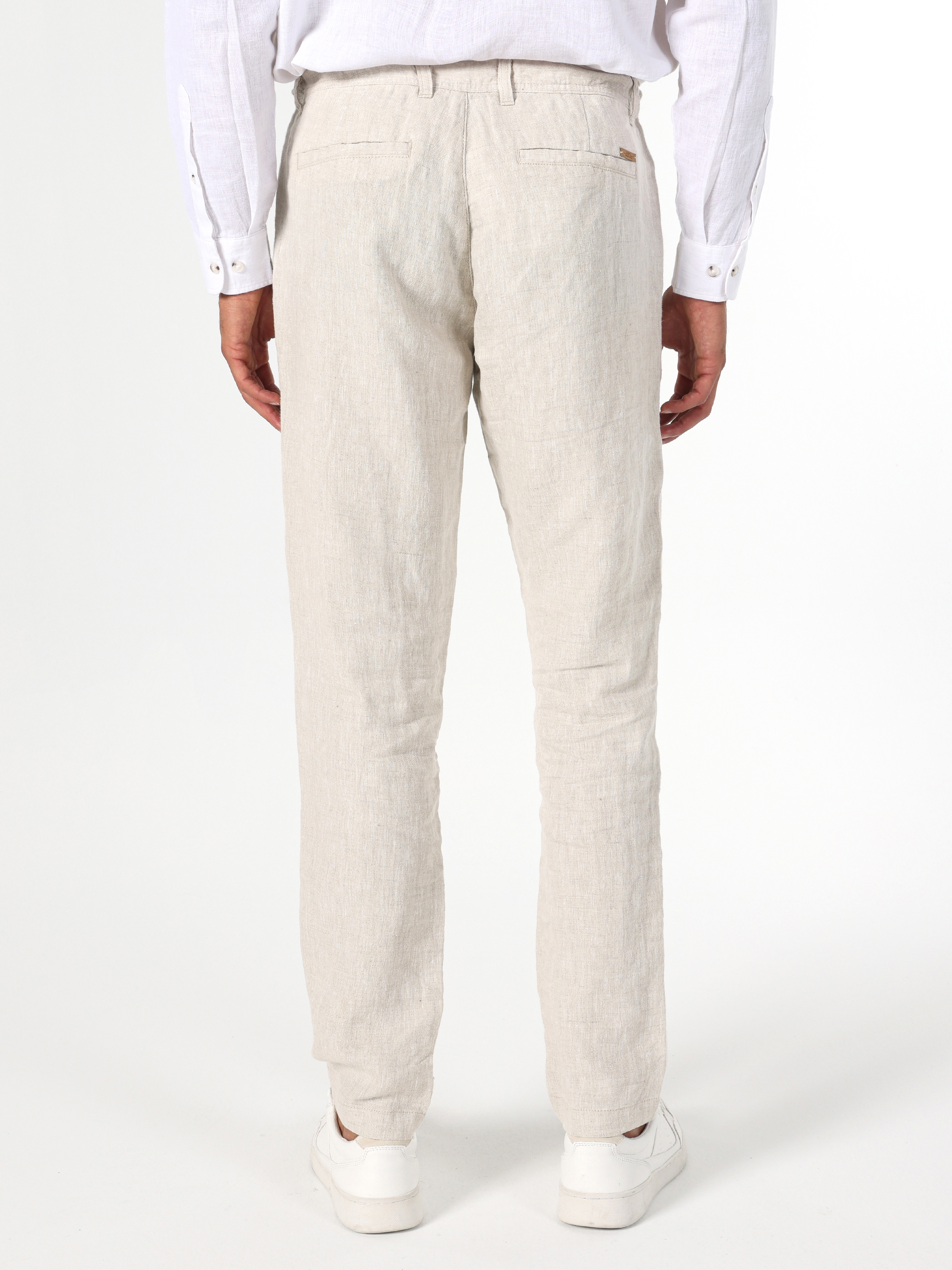 Afficher les détails de Pantalon Pour Homme En Pierre Coupe Droite, Taille Moyenne, Jambe Droite