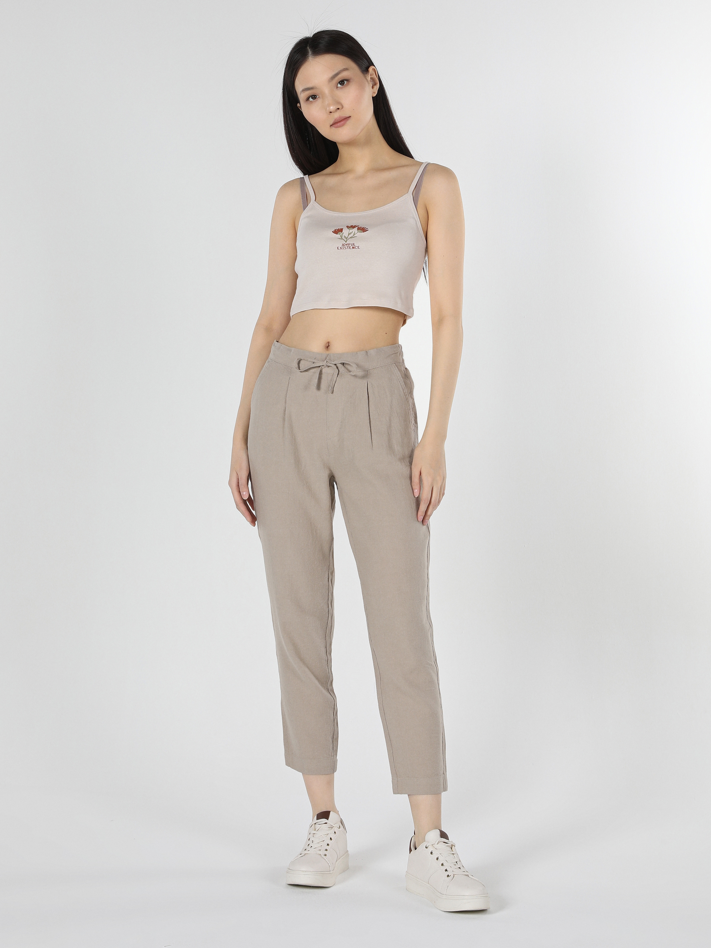 Pantalon taille normale femme best sale