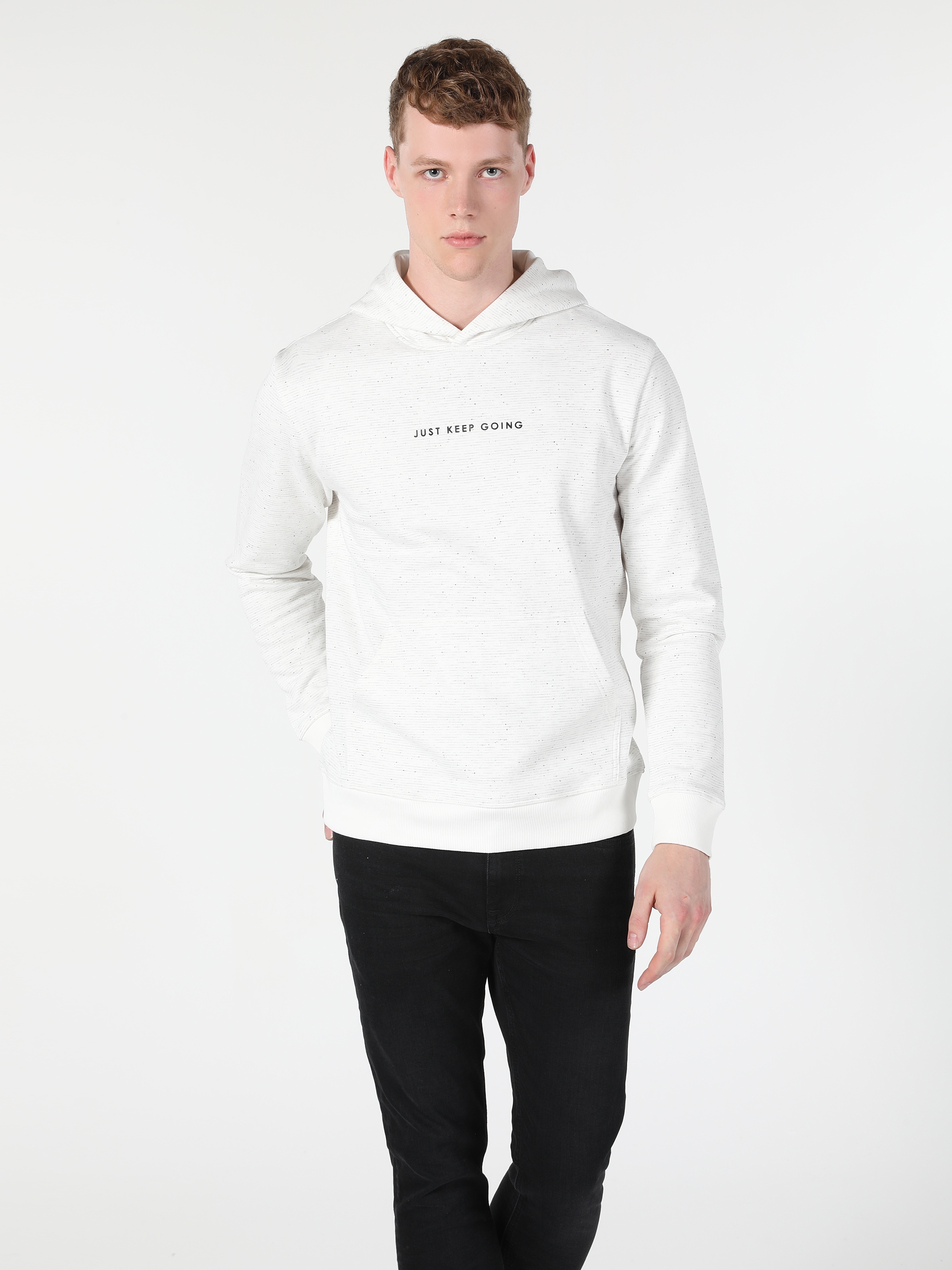 Afficher les détails de Sweatshirt Blanc Hommes