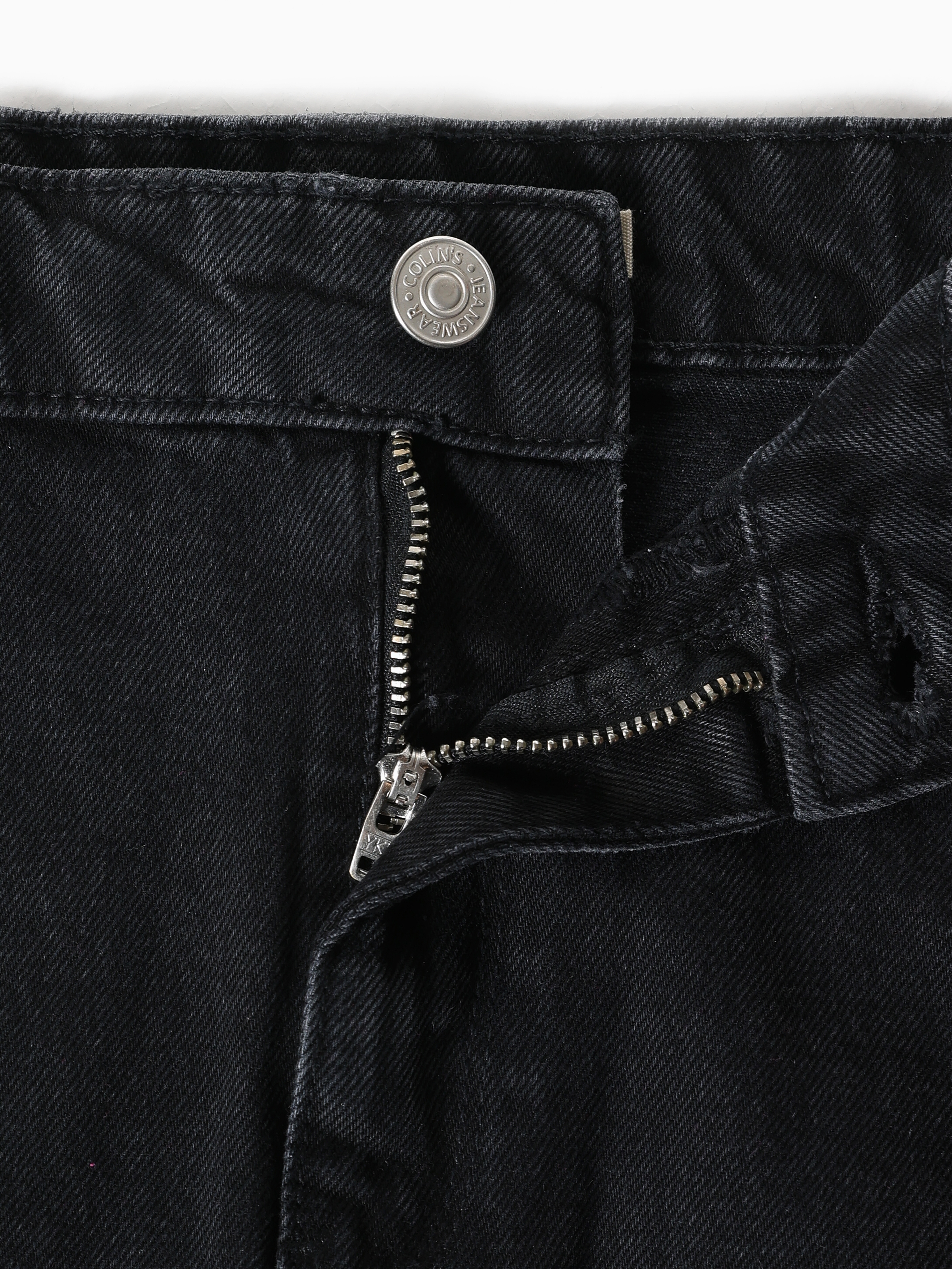Afficher les détails de Jupe Mini En Jean Coupe Slim Pour Femme