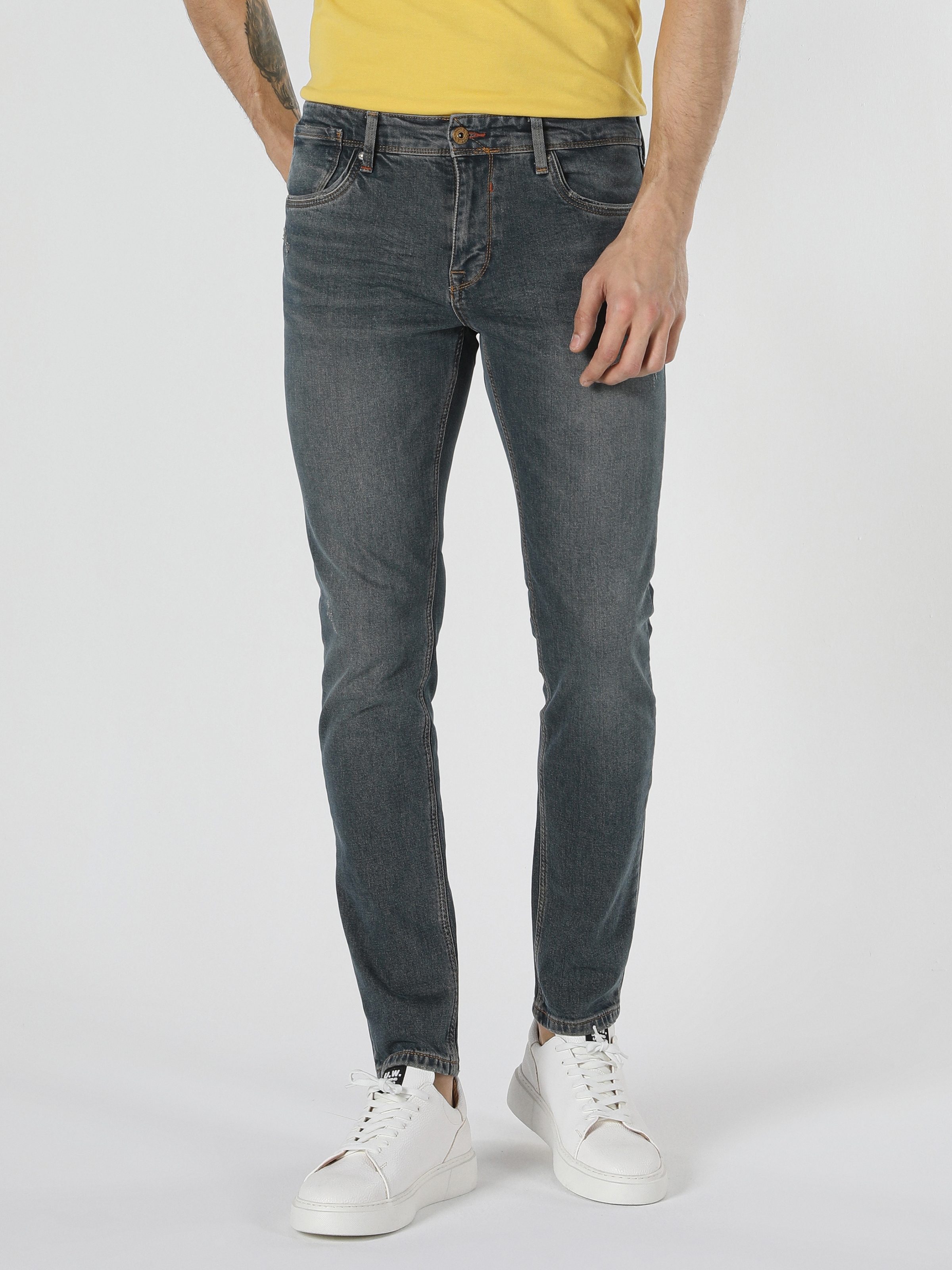 Jean gris taille sales basse