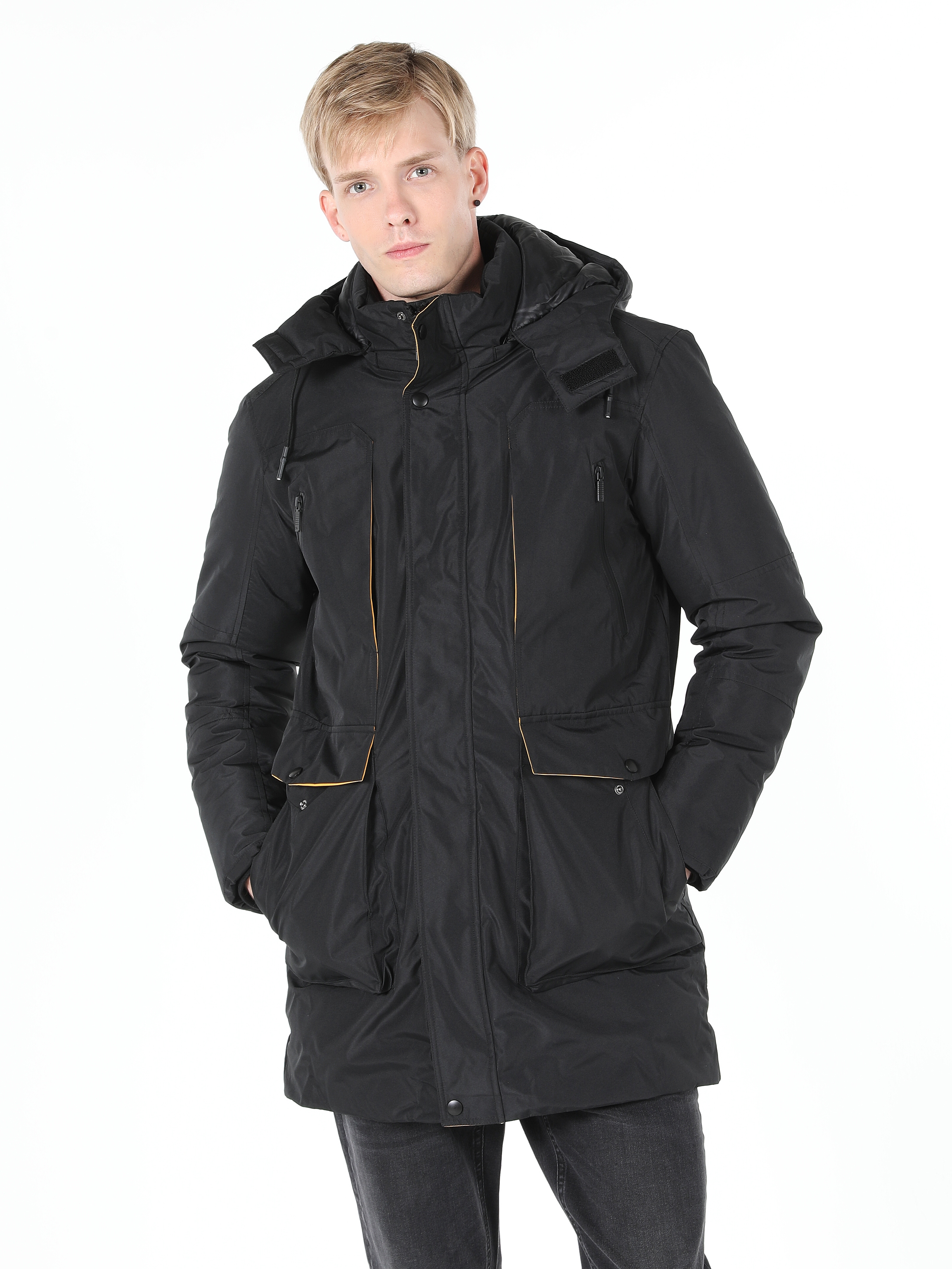 Manteau sales homme noir