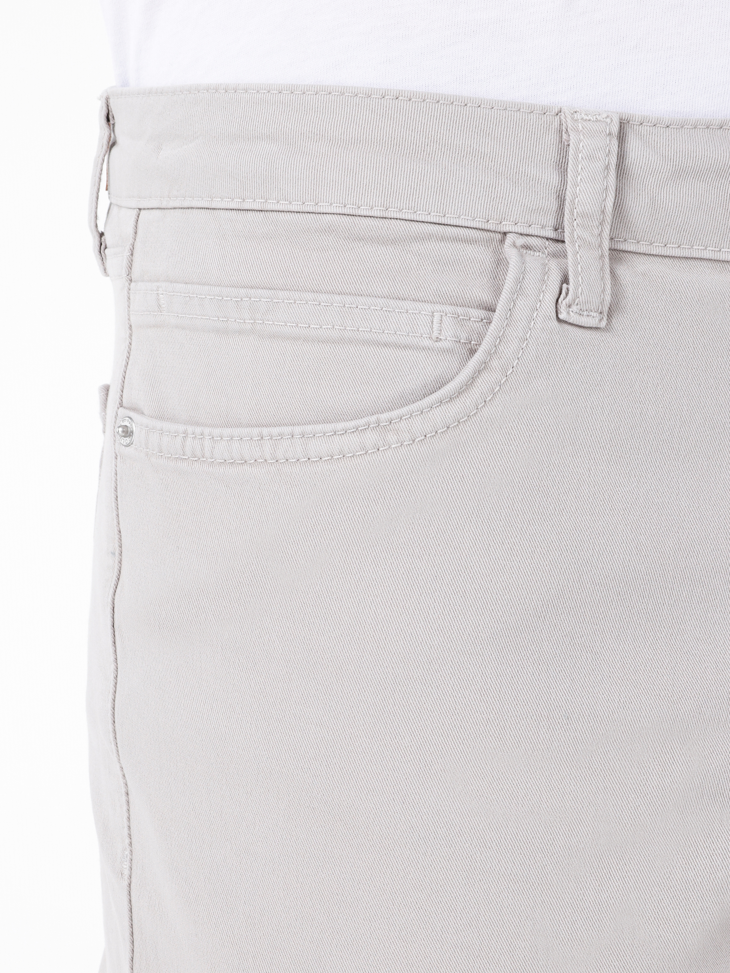 Afficher les détails de Pantalon En Pierre Pour Homme, Coupe Droite, Taille Basse, Jambe Droite