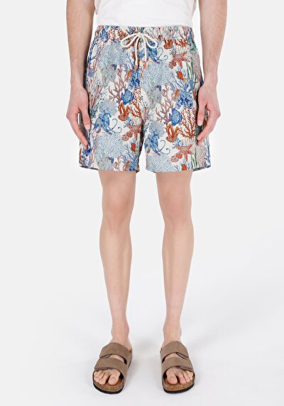 Image de Short De Bain Beige Regular Fit  Homme