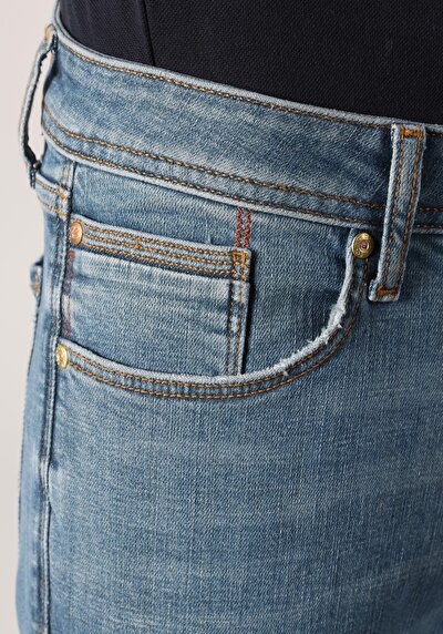 Afficher les détails de 044 Karl Pantalon Denim   En  Straight Fit Homme