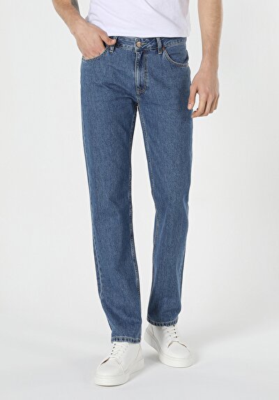 Image de 045 David Pantalon Denim Straight Leg En Regular Fit Homme