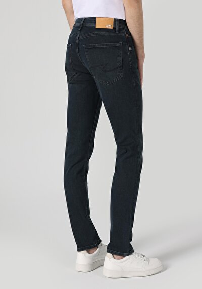 Image de 044 Karl Pantalon Bleu Foncé En Straight Fit Homme