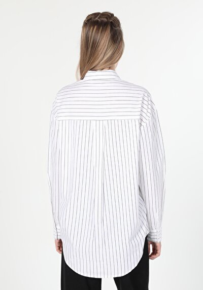 Image de Chemise À Manches Longues Blanc Femme