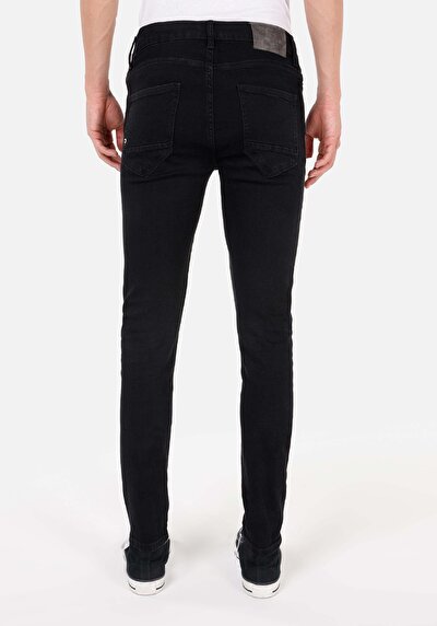 Afficher les détails de 040 Alex Pantalon Marine Skinny  Leg Low Rise En  Skinny Fit Homme