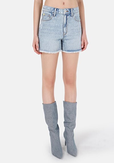 Afficher les détails de Short  Mom Fit Femme