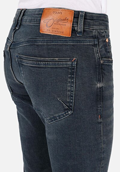 Afficher les détails de 041 Danny Pantalon  Slim Leg Low Rise En  Slim Fit Homme