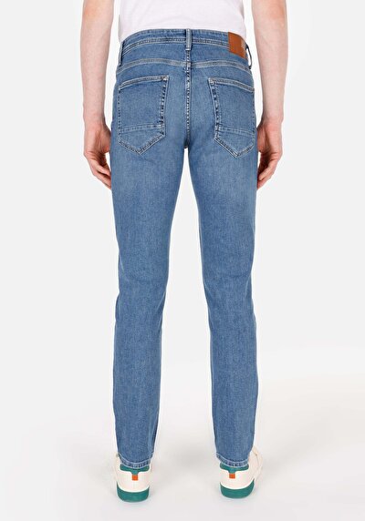 Image de 044 Karl Pantalon Denim Straight Leg Low Rise En  Straight Fit Homme