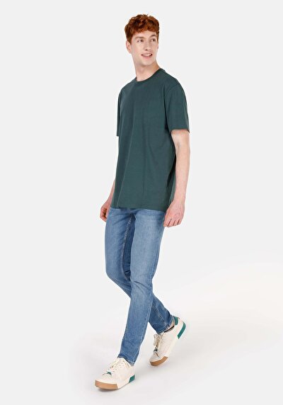 Image de 044 Karl Pantalon Denim Straight Leg Low Rise En  Straight Fit Homme