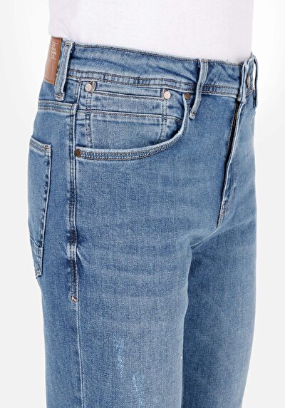 Image de 044 Karl Pantalon Denim Straight Leg Low Rise En  Straight Fit Homme