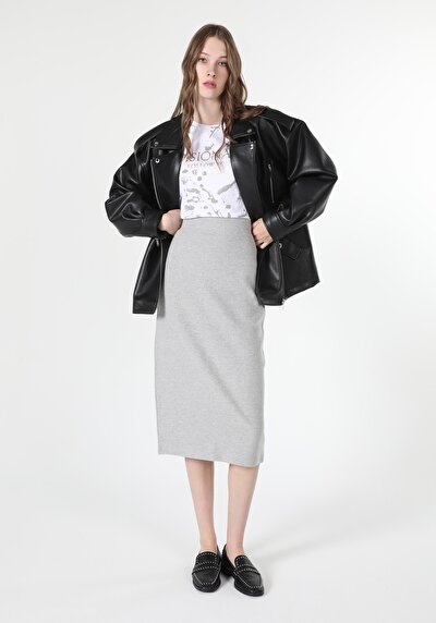 Image de Jupe Gris     Femme
