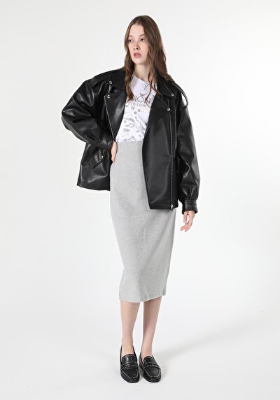 Image de Jupe Gris     Femme