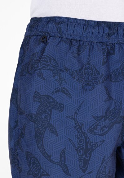 Afficher les détails de Short De Bain Bleu Regular Fit  Homme