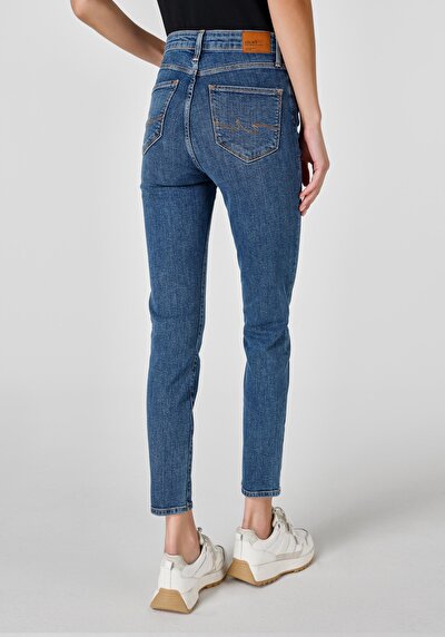 Image de 703 Carla Pantalon  Straight Leg  En  Slim Fit Femme