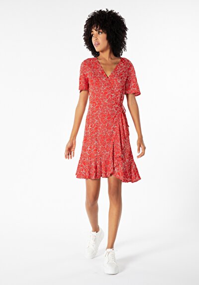 Image de Robe Rouge Slim Fit Femme